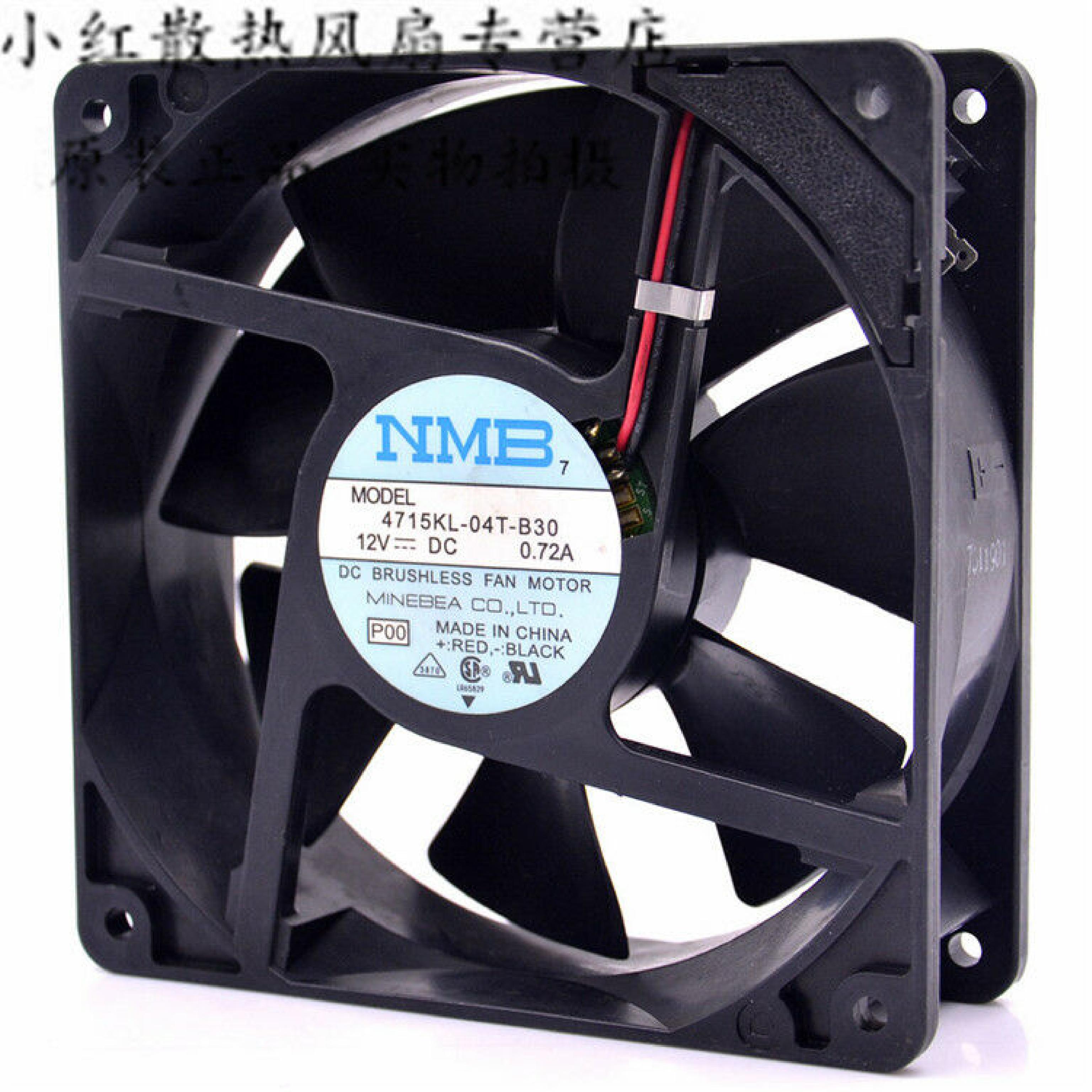 NMB 4715KL-04W-B30 FAN 119MM X 119MM X 38.4MM 12 VOLT 0.72AMP