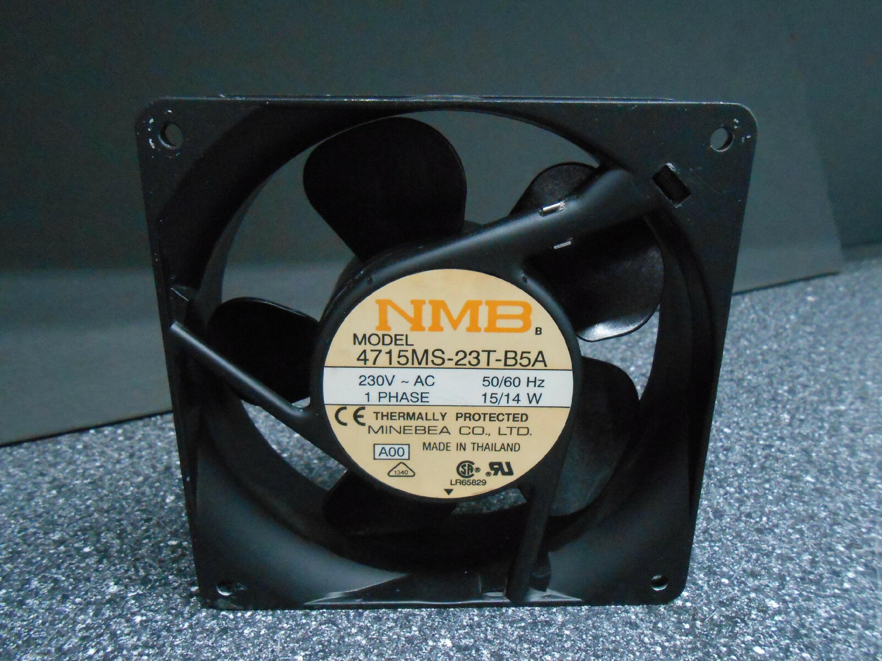 NMB 4715MS-23T-B5A FAN 4715MS-23T-B5A, 230V 50/60HZ 120X120X38MM