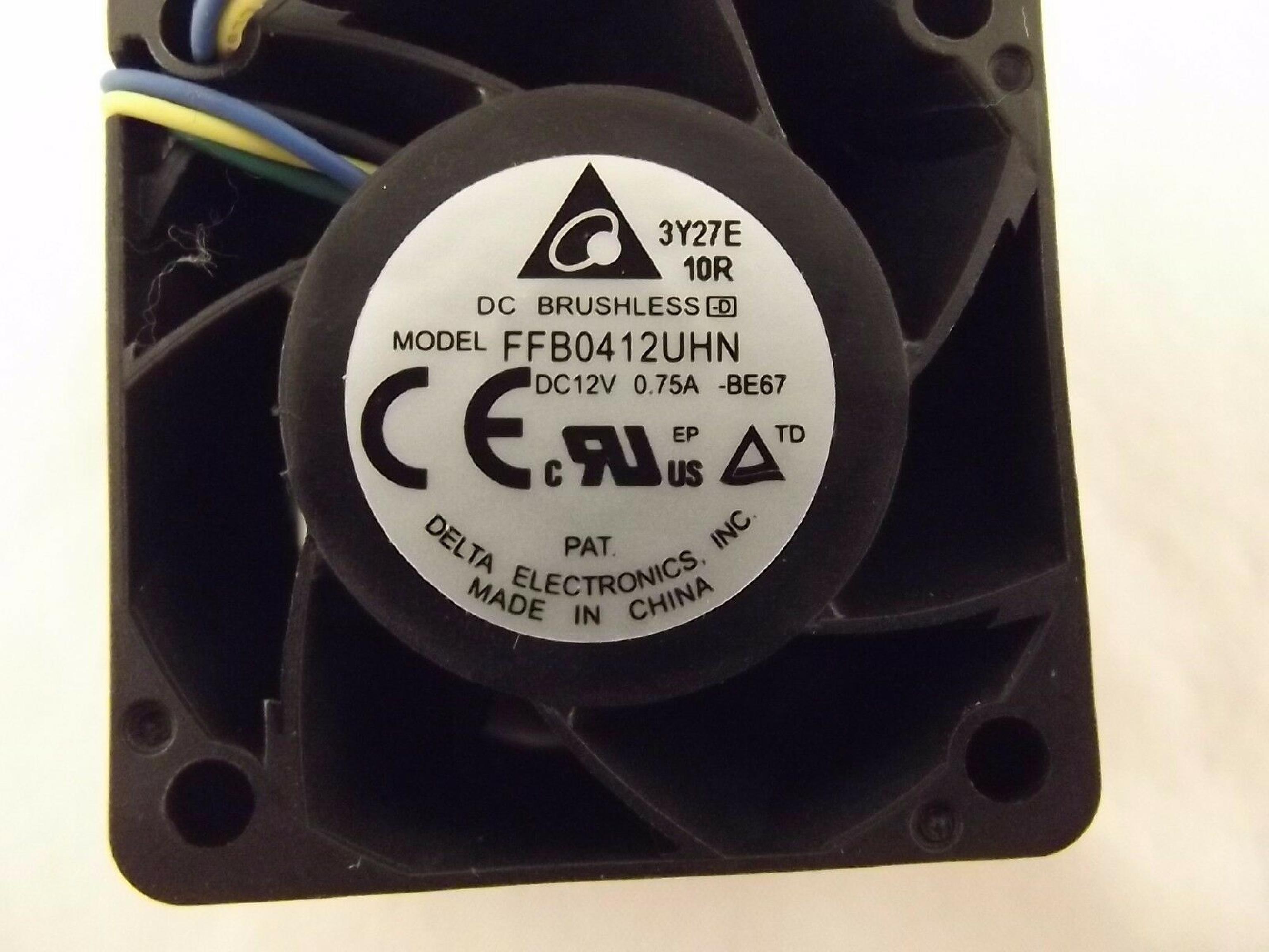 DELTA ELECTRONICS INC FFB0412UHN FAN 12VDC 0.1AMP 40X40X28MM
