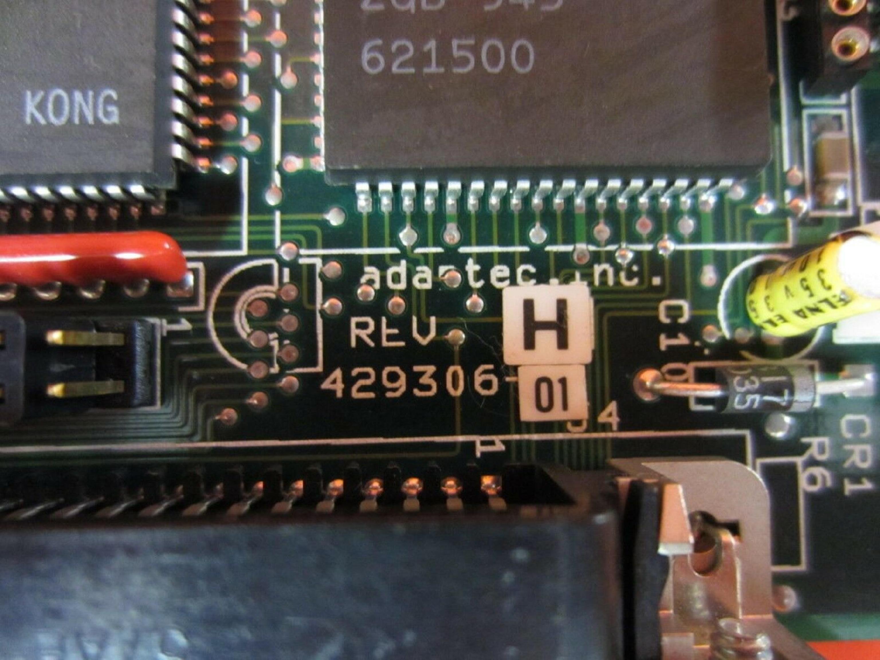 ADAPTEC 429306-01 429306-01 42930601 CONTROL CARD REV H