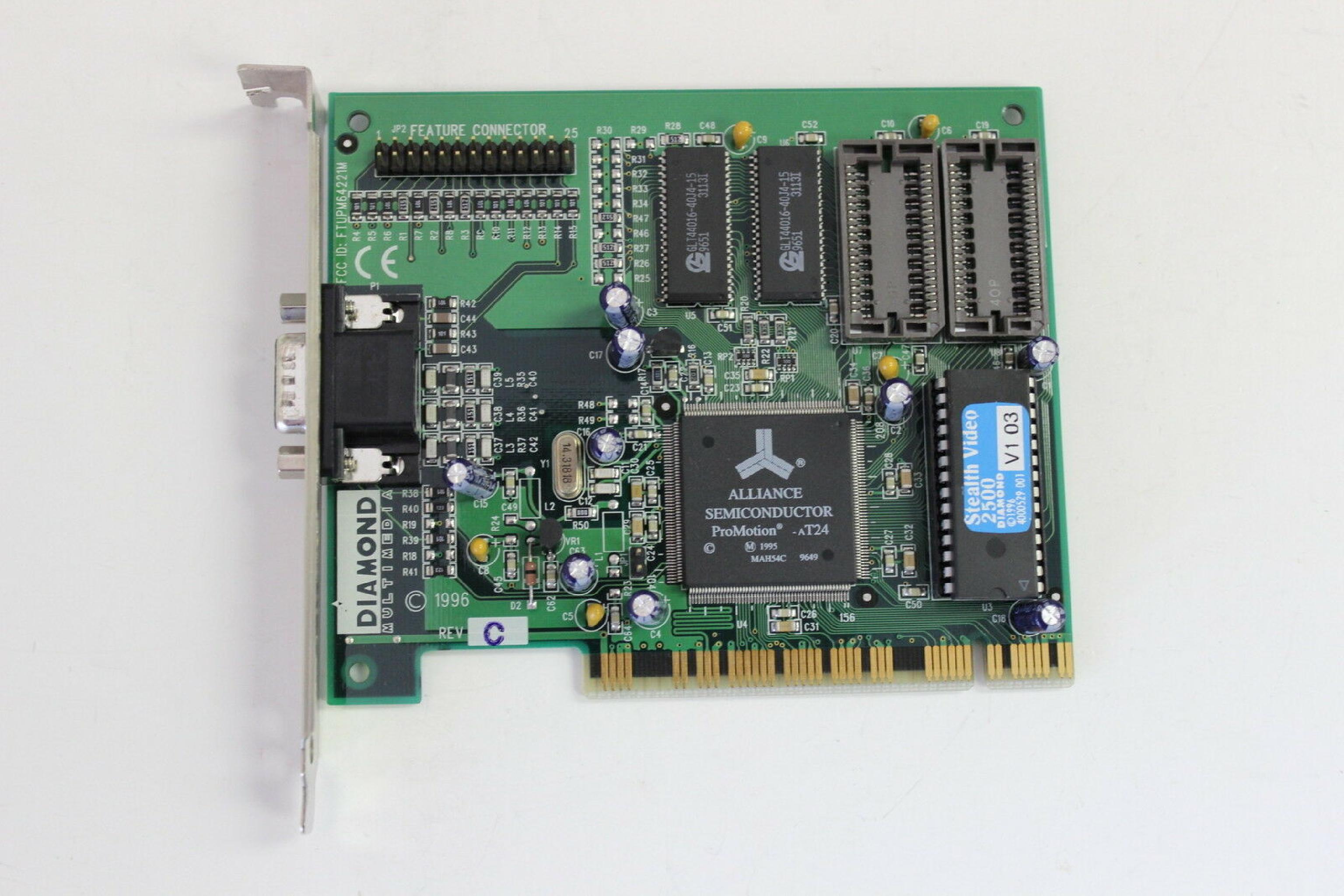 DIAMOND 23030211-202 23030211-202 STEALTH VIDEO 2500 PCI W/MEMORY SLOTS