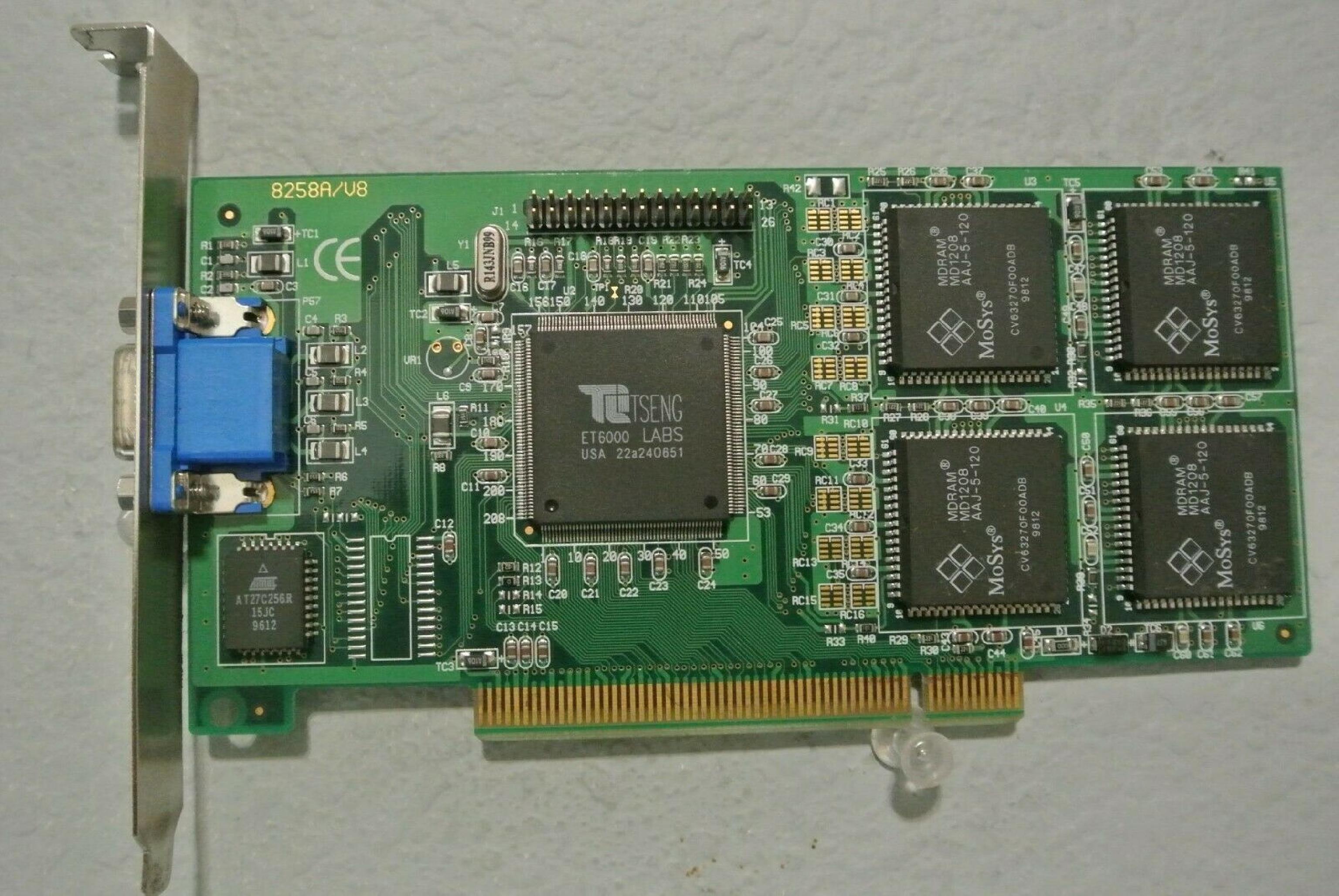 TSENG LABS ET6000 VGA PCI CARDEX TSENG LABS ET6000 22A28F643