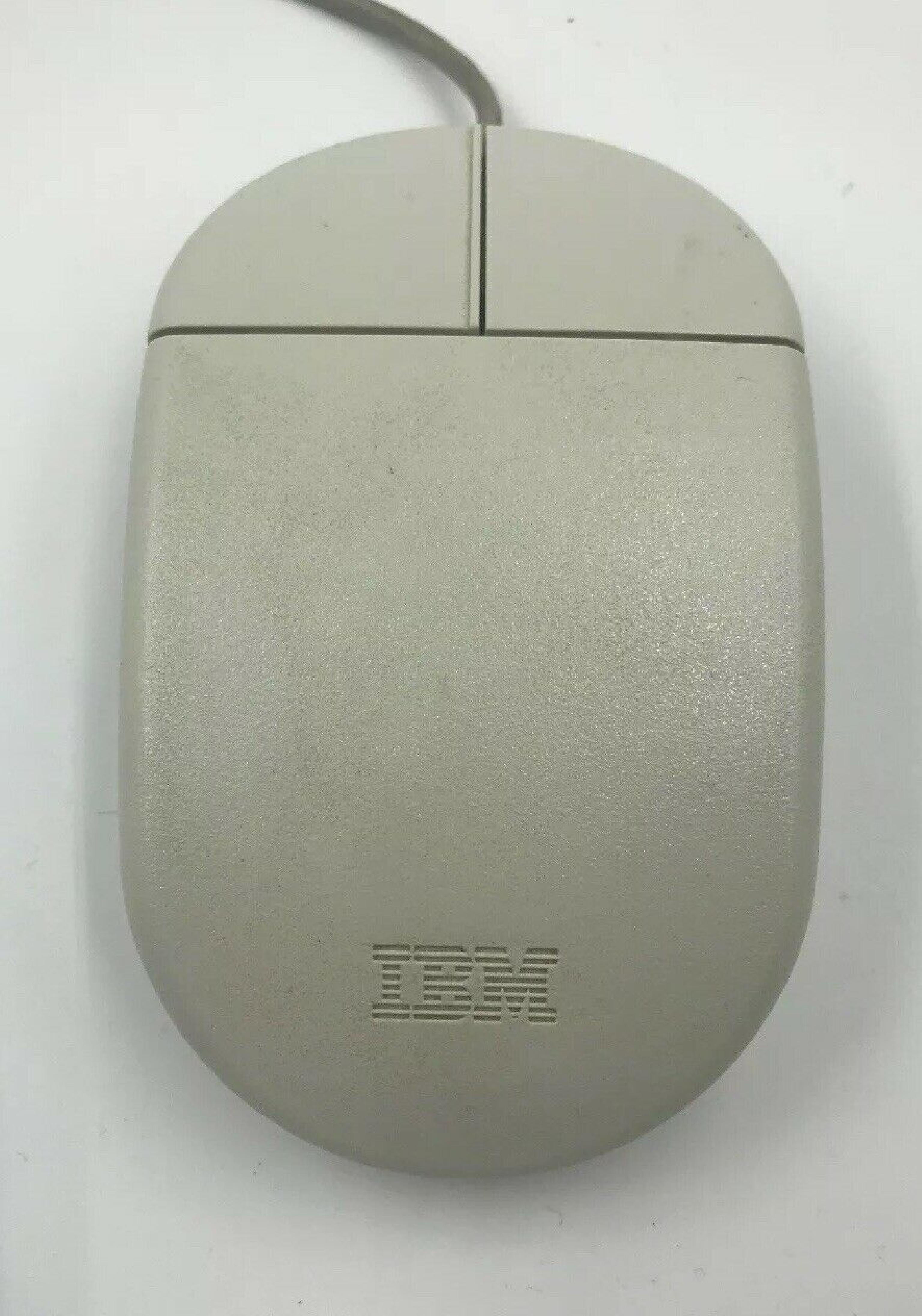 IBM 33G5430 2 BUTTON MOUSE, PS/2 ERGONOMIC, WHITE