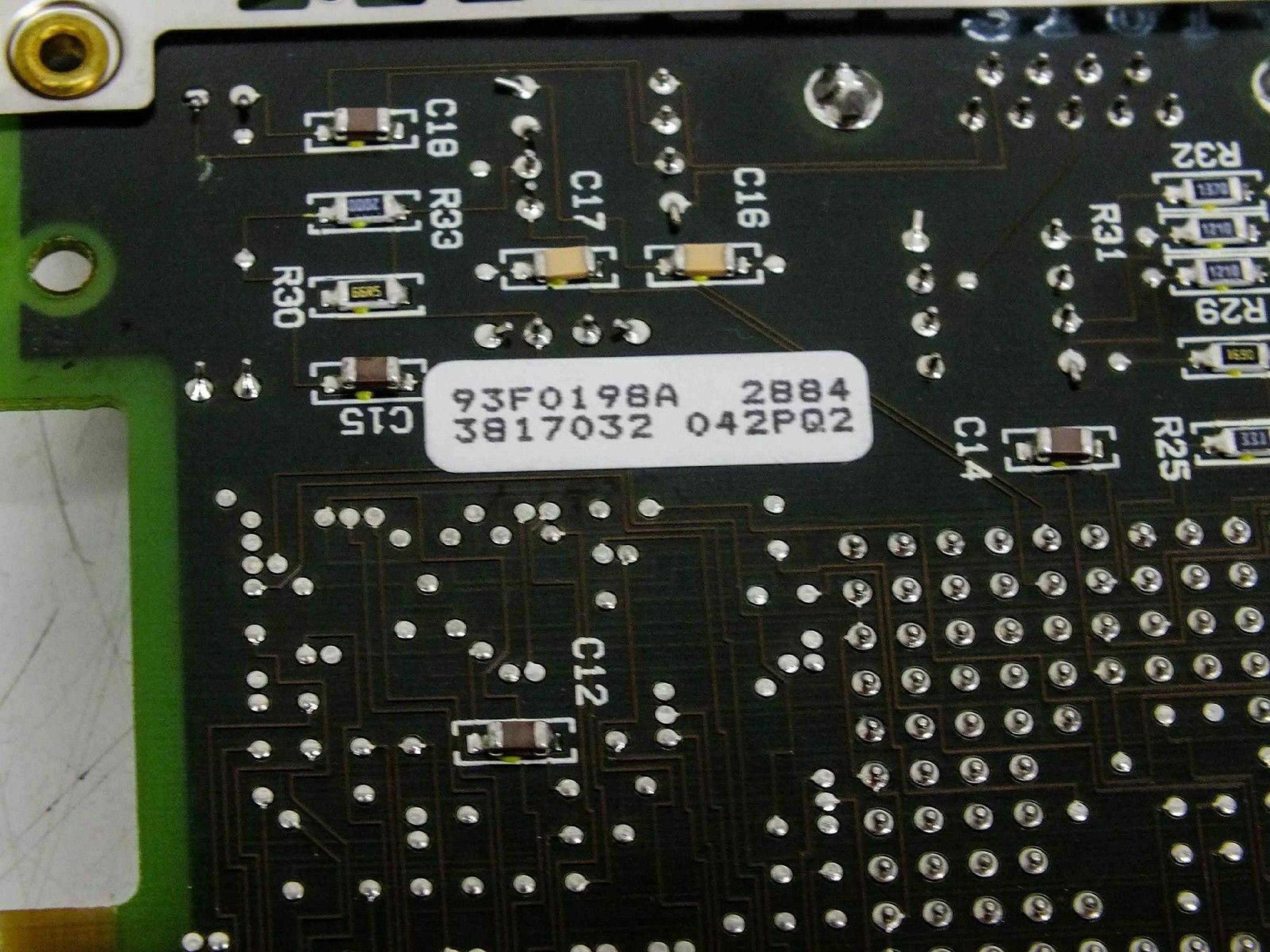 IBM 93F0198B 93F0198 MCA TOKEN RING 4MB SHORT 25F7540 93F0198A 93F0198B