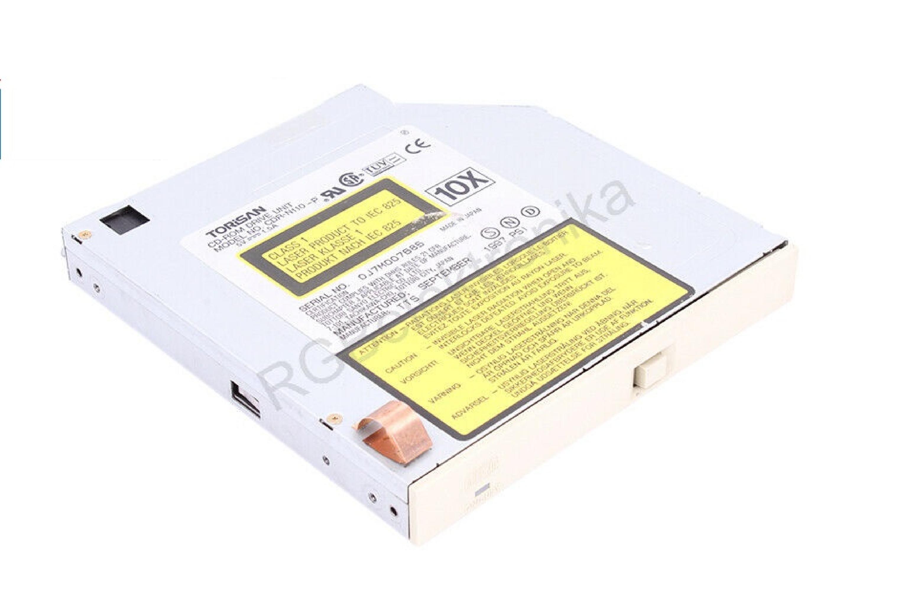 TORISAN CDR-N110-P CDR-N16-P INTERNAL 6X SPEED LAPTOP CD-ROM DRIVE.