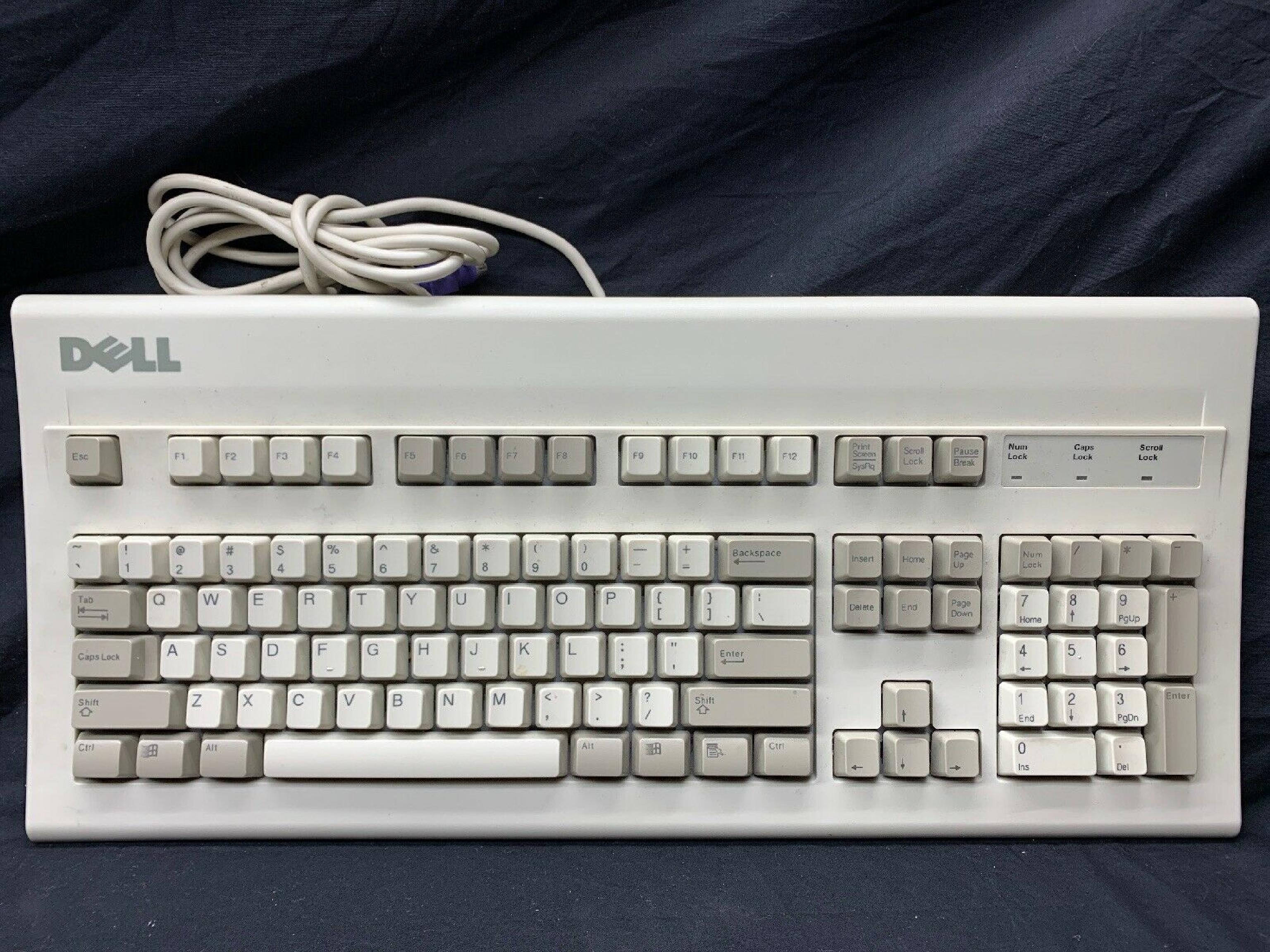 DELL AT101W LOGO PS/2 KEYBOARD AT101