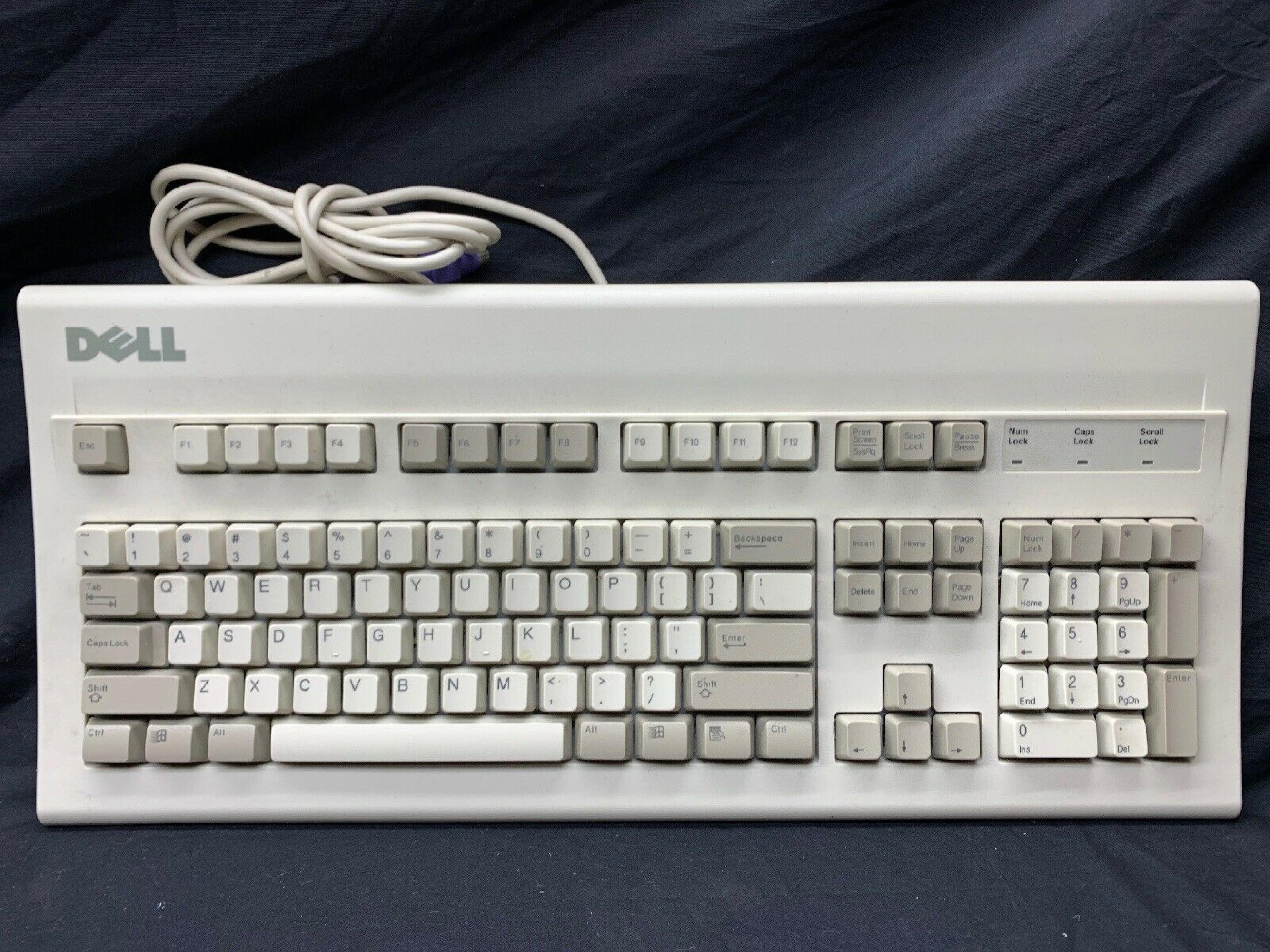 DELL AT101W LOGO PS/2 KEYBOARD AT101