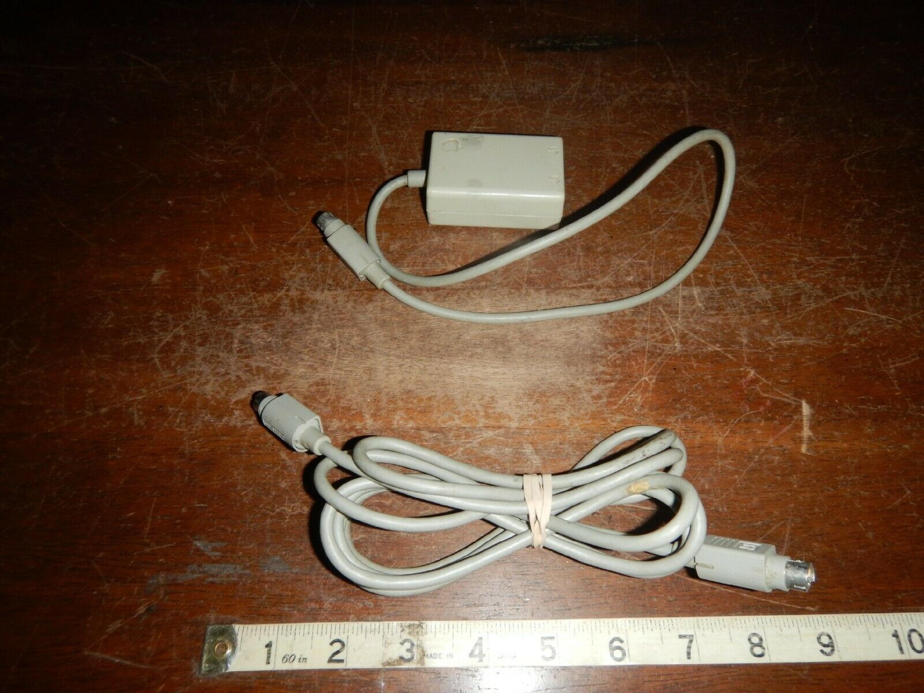 APPLE 590-0413-A MAC 3 PIN DIN CABLE 590-0413-A MALE TO MALE