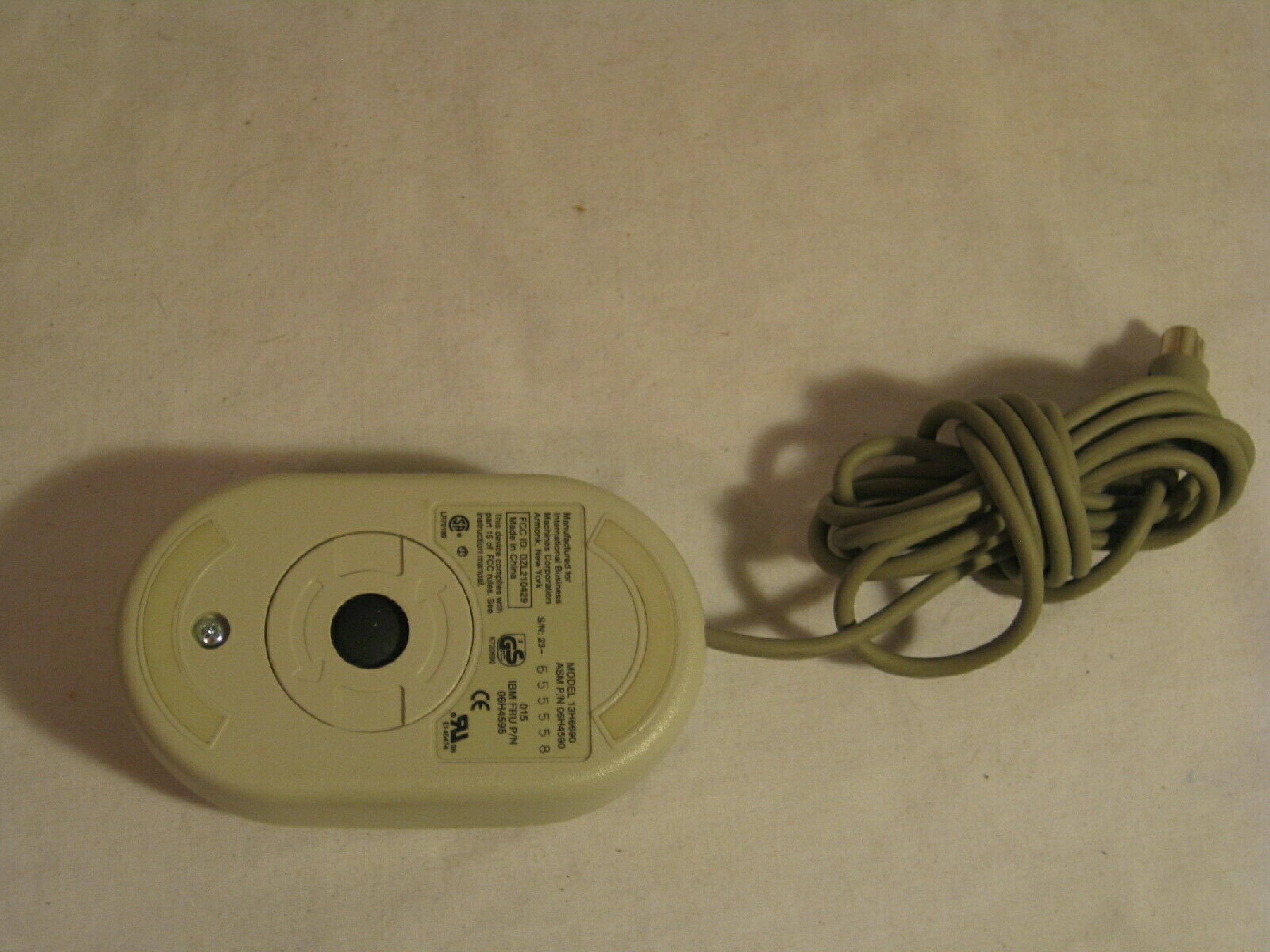 IBM 13H6690 ENHANCED MOUSEII P-WHITE PS2 BALL