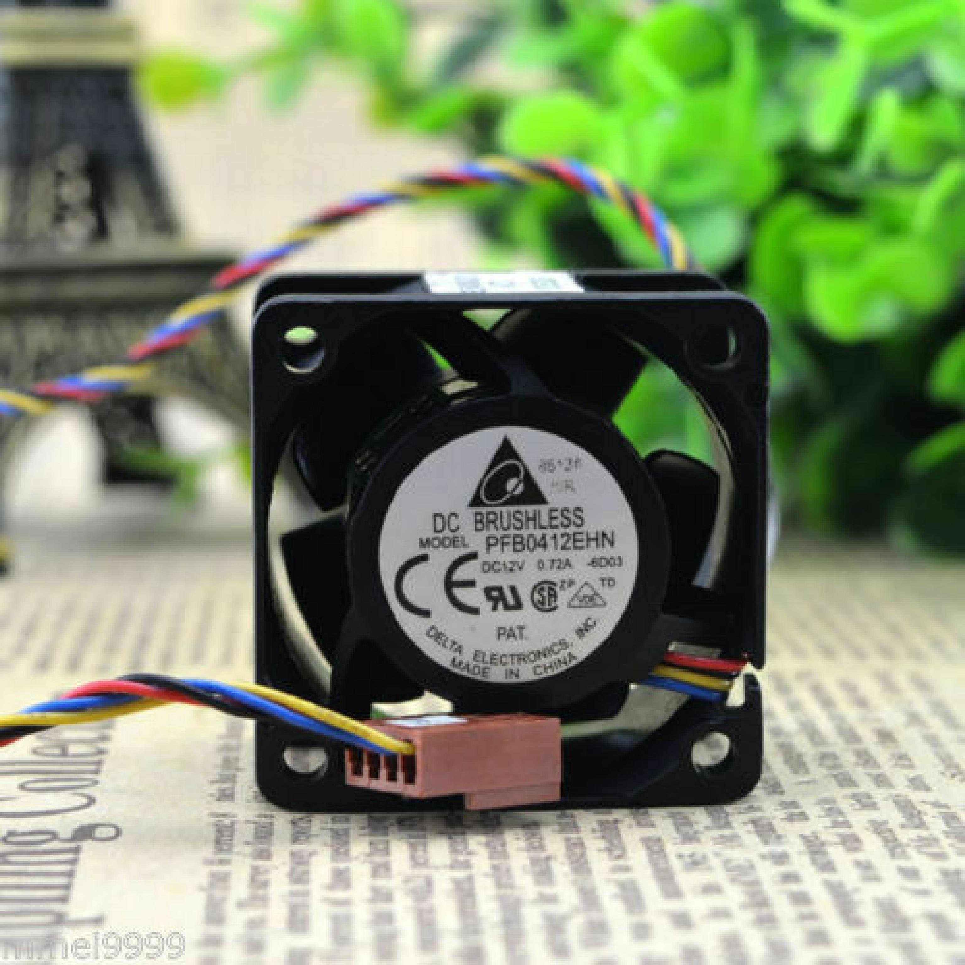 DELTA ELECTRONICS INC PFB0412EHN 40X40X28MM DC 12V 0.72AMP BRUSHLESS