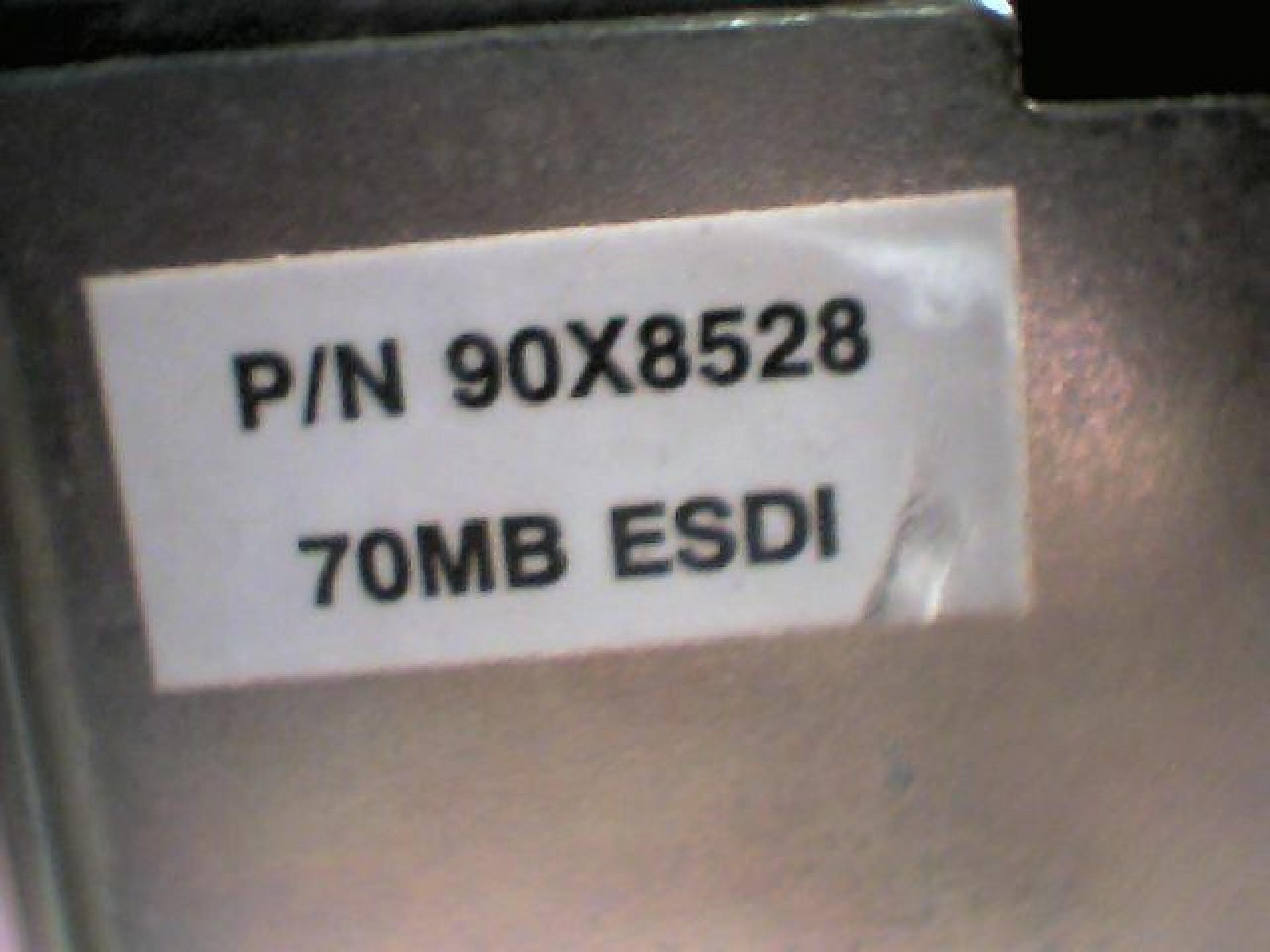 IBM TYPE 0667 90X8528 ESDI 70MB HARD DRIVE, ESP213-85 TYPE: 0667