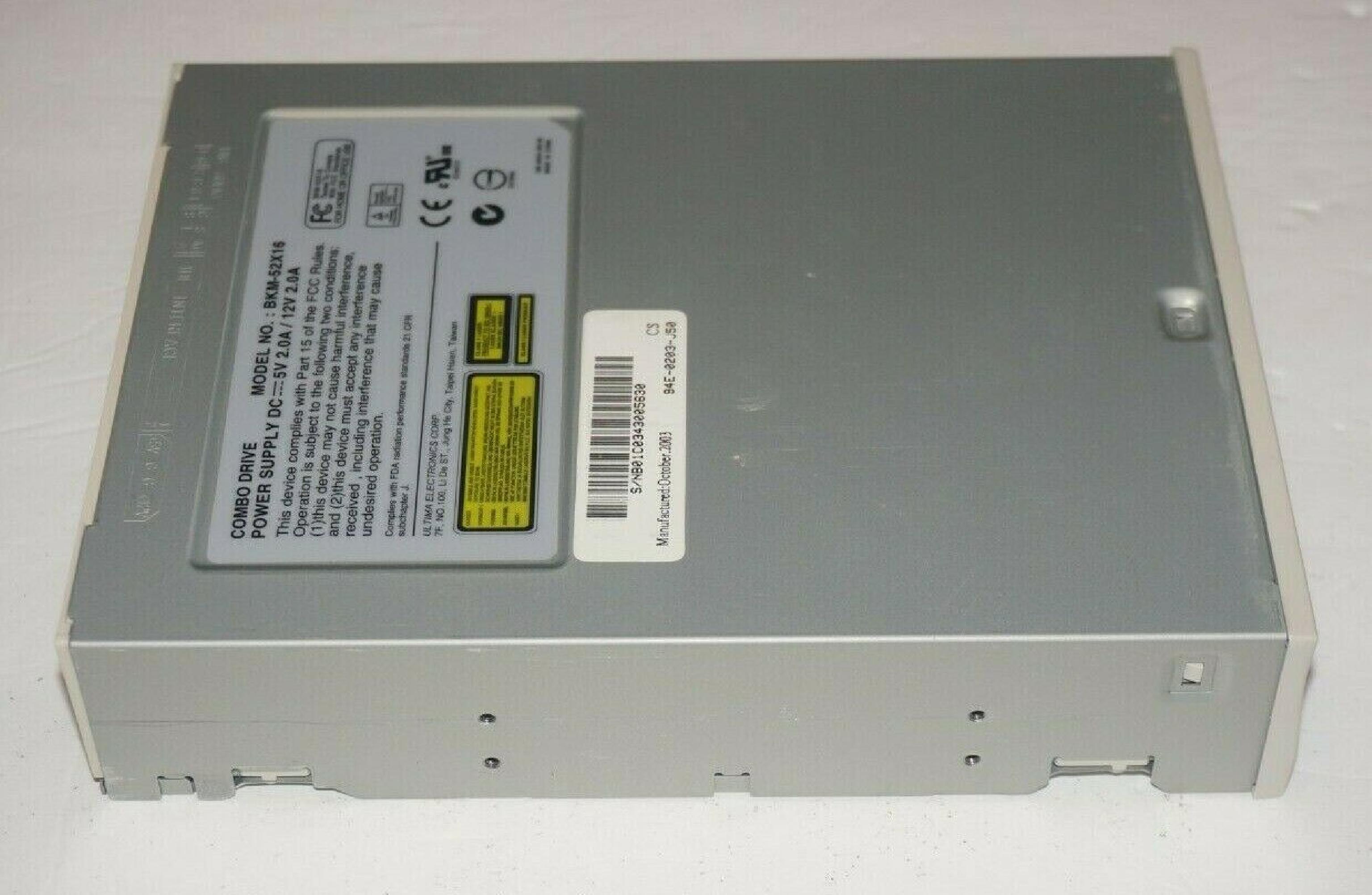 ULTIMA BKM-52X16 BKM-52X16C CD-RW/DVD-ROM IDE DRIVE WITH CREAM BEZEL