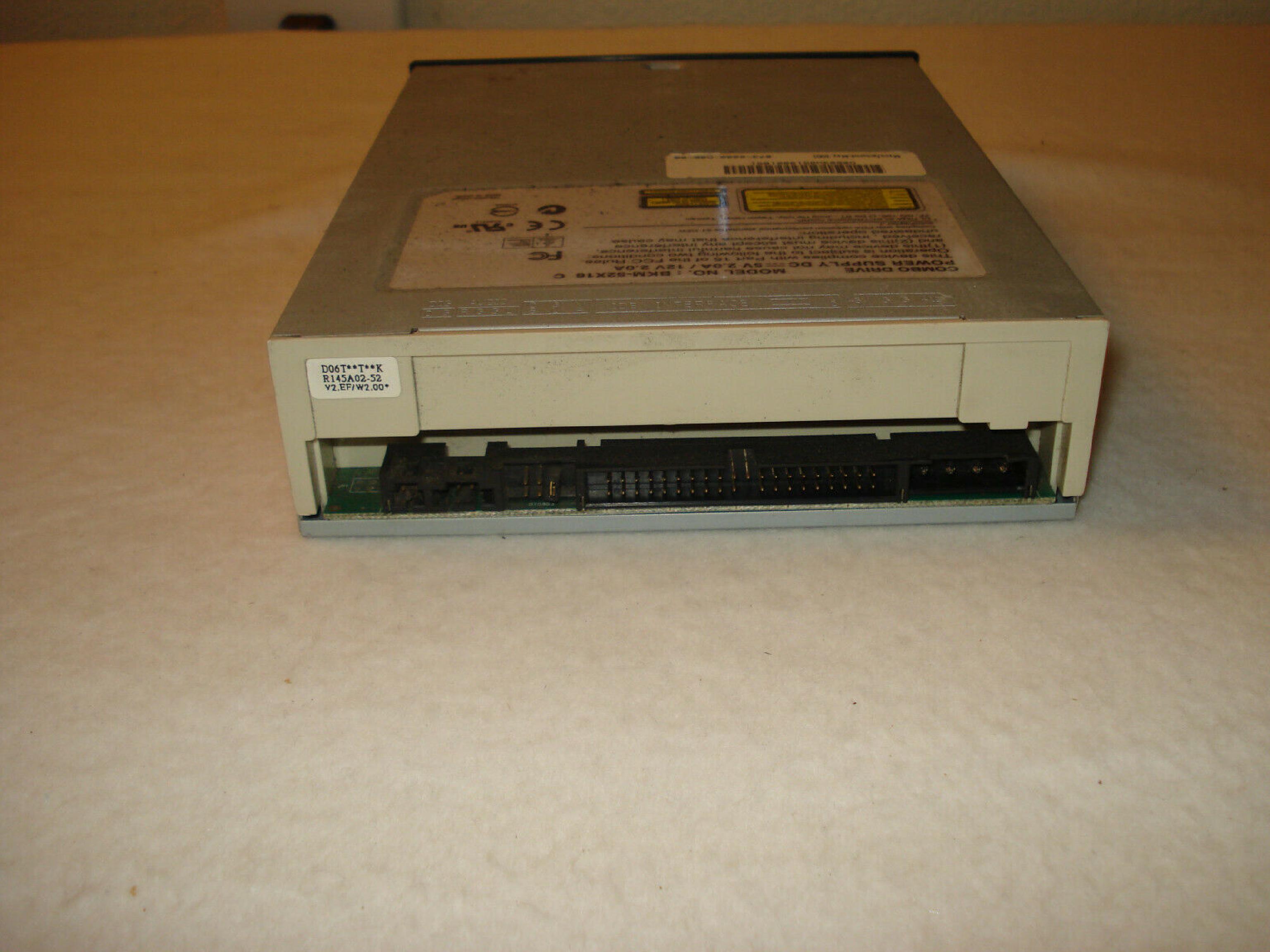 ULTIMA BKM-52X16 BKM-52X16C CD-RW/DVD-ROM IDE DRIVE WITH CREAM BEZEL