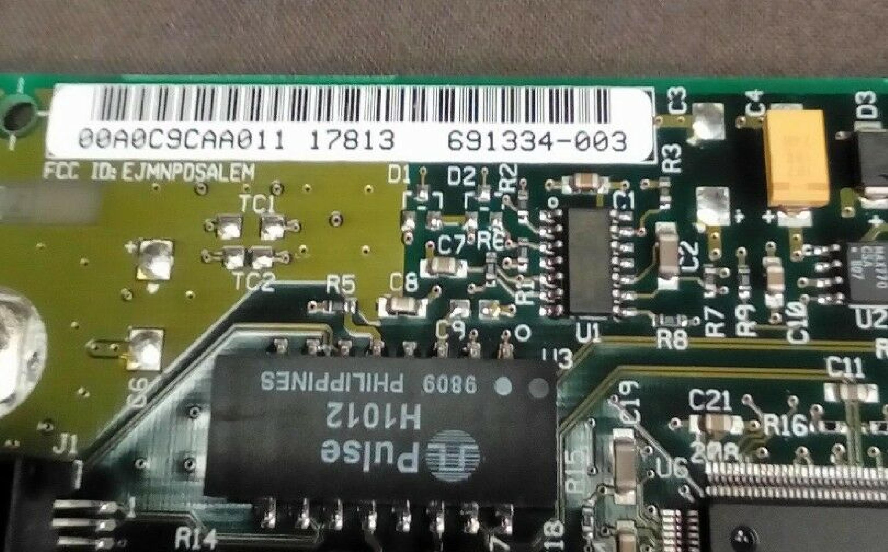 INTEL 691334-003 PRO-100 MANAGEMENT PCI NETWORK CARD