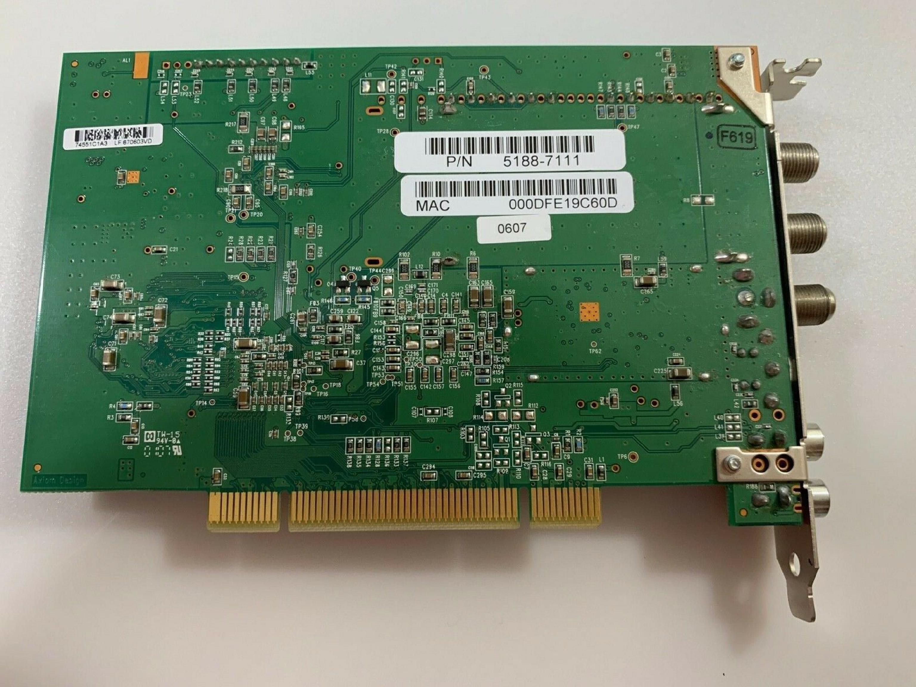 HAUPPAUGE 74551 LF TV TUNER VIDEO CAPTURE CARD LF WINTV-HVR-1600