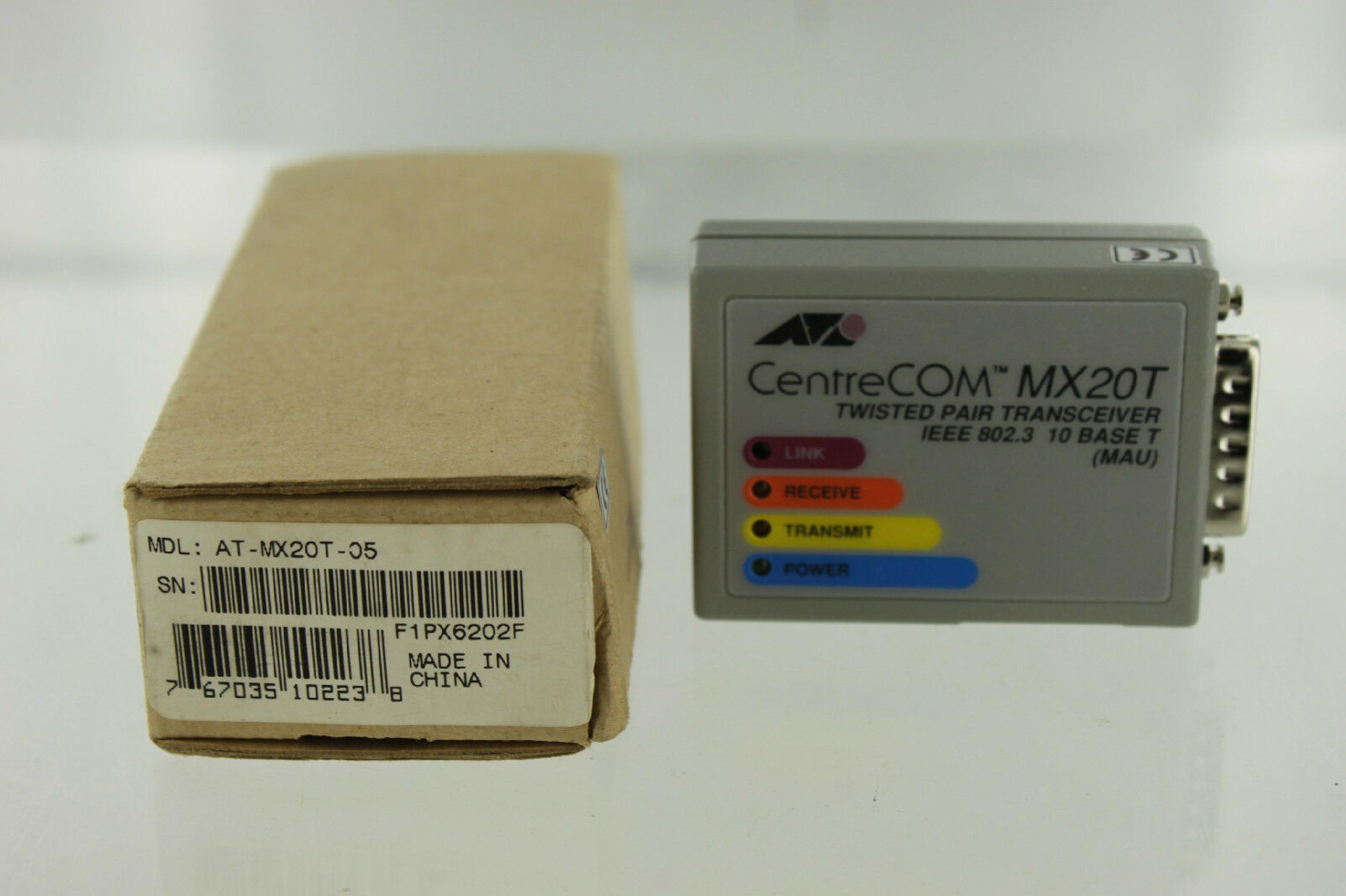 ALLIED TELESYSTEMS AT-MX20T ALLIED TELESYN CENTRECOM TP TRANSCEIVER