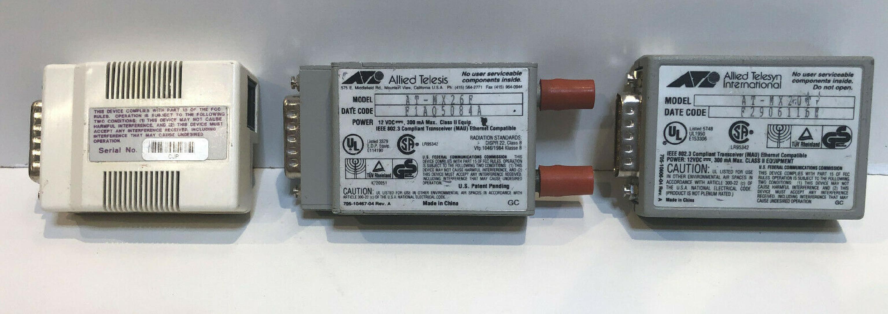 ALLIED TELESYSTEMS AT-MX20T ALLIED TELESYN CENTRECOM TP TRANSCEIVER