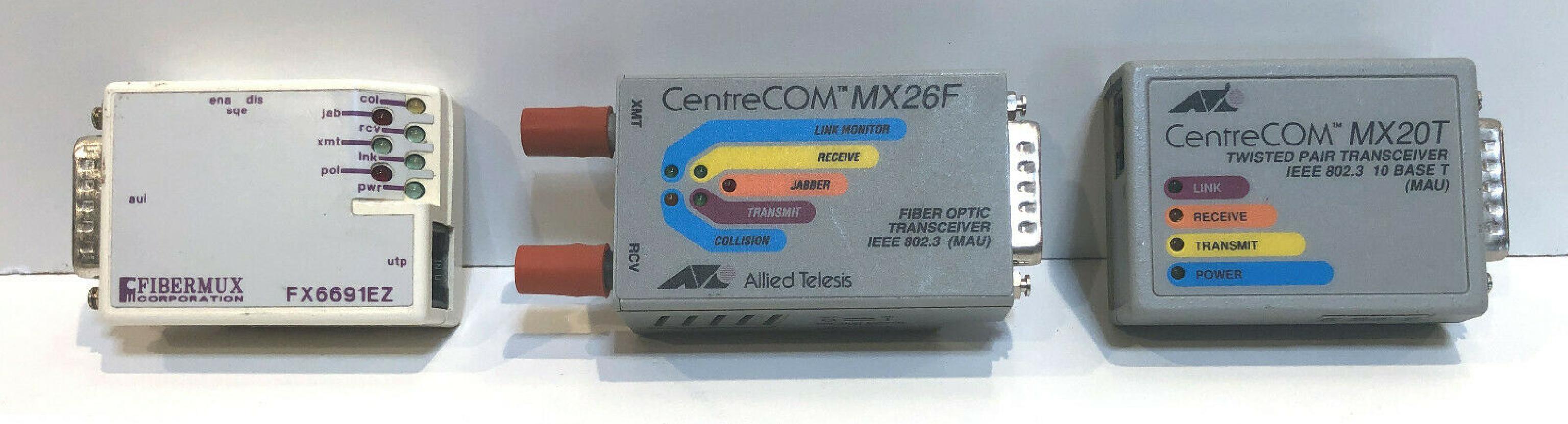 ALLIED TELESYSTEMS AT-MX20T ALLIED TELESYN CENTRECOM TP TRANSCEIVER