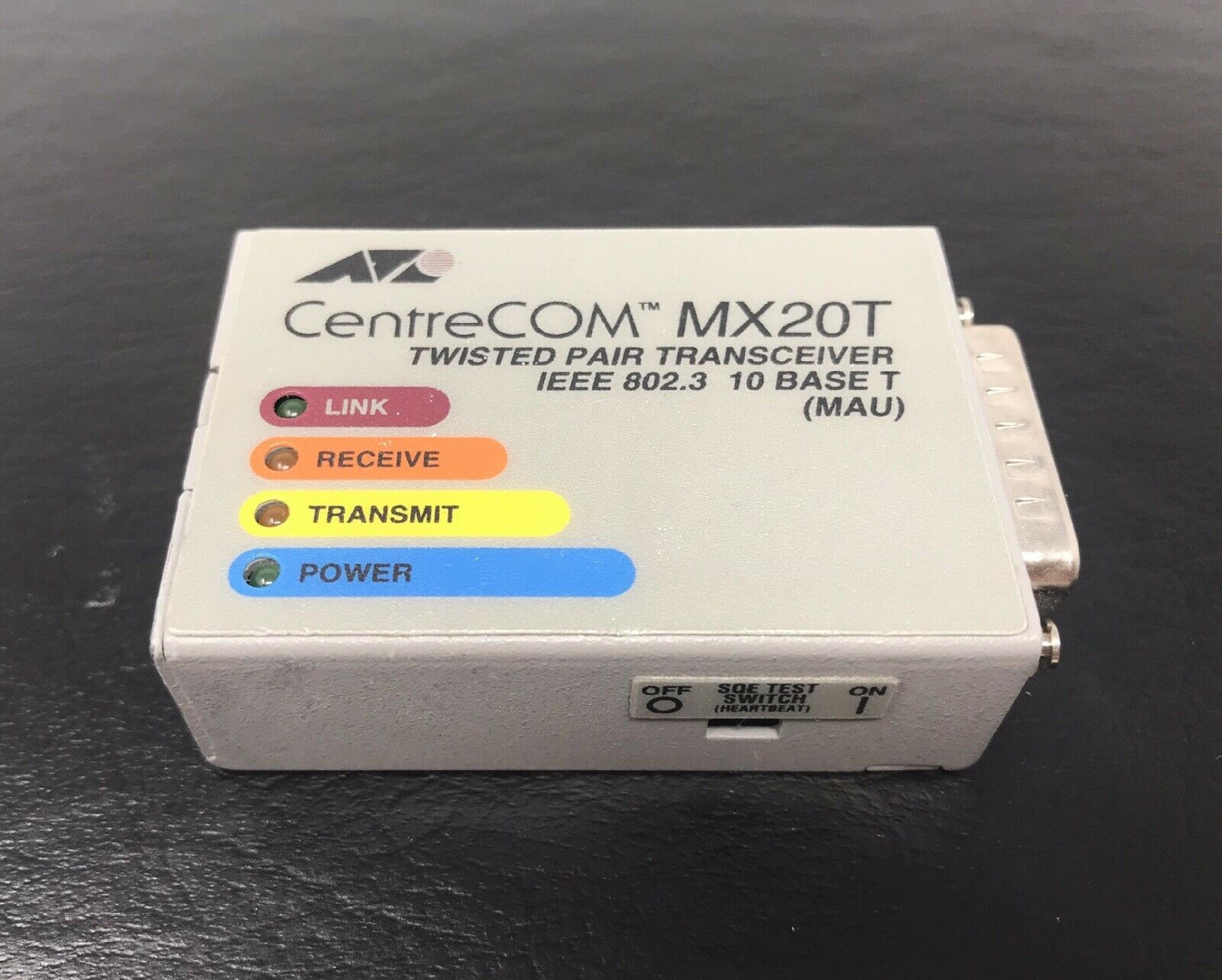 ALLIED TELESYSTEMS MX20T ALLIED TELESYN CENTRECOM TP TRANSCEIVER