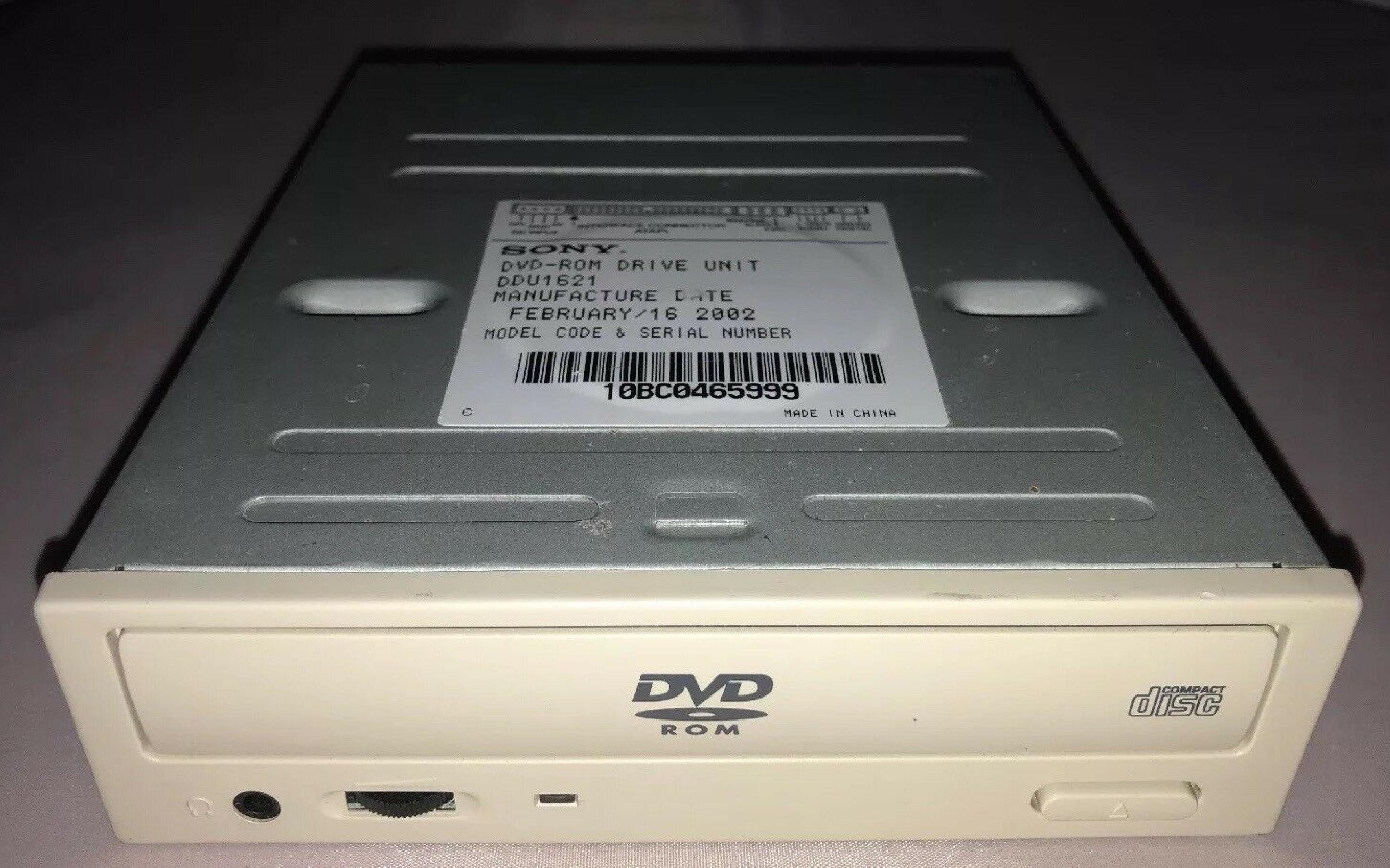 SONY DDU1621 16X DVD / 40X CDROM, IDE (DDU1621) DVD-ROM DRIVE UNIT