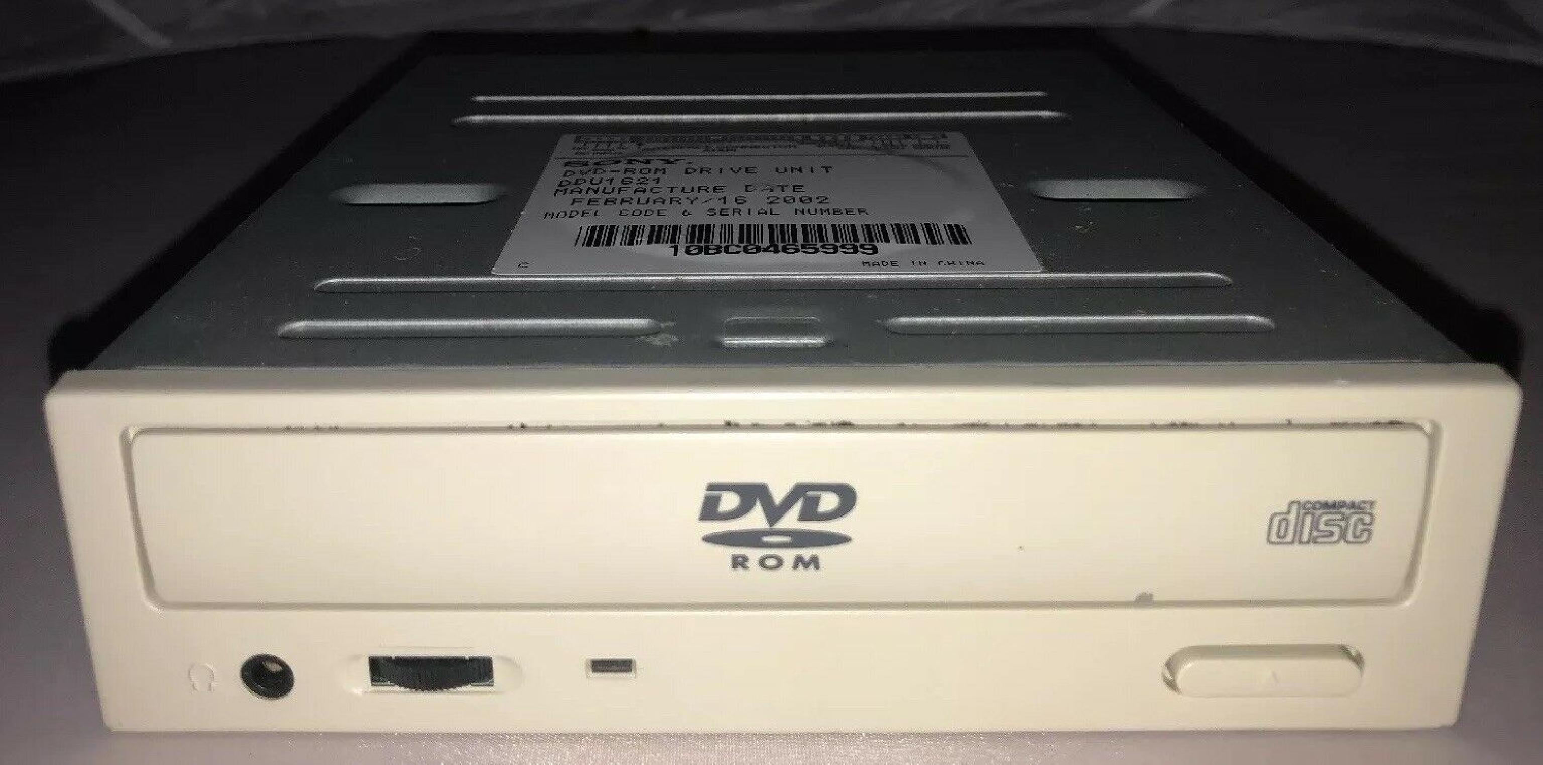 SONY DDU1621 16X DVD / 40X CDROM, IDE (DDU1621) DVD-ROM DRIVE UNIT