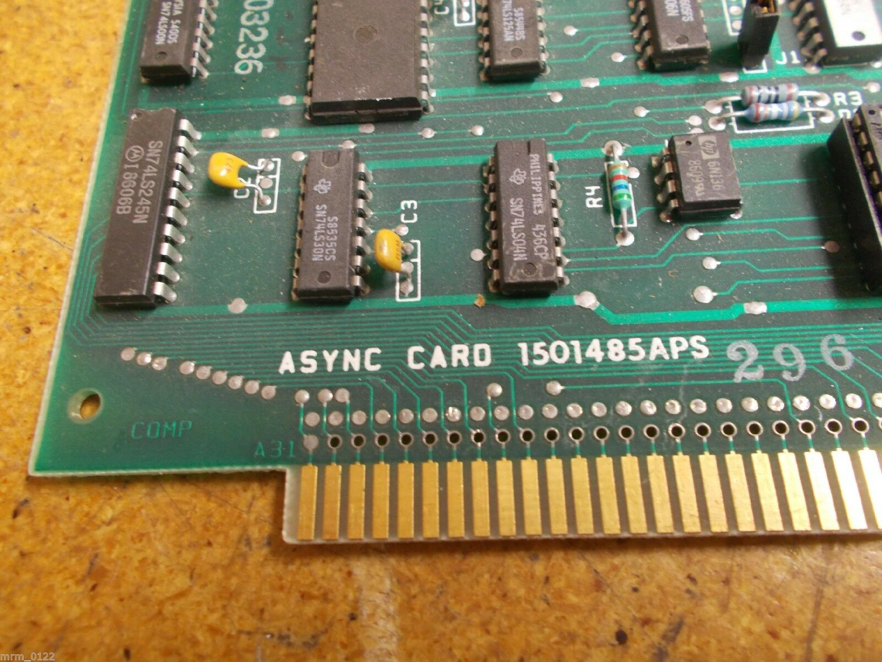 ASYNC 1501485APS CARD 25 PIN MALE CONNECTOR 31 TERMINAL CONNECTORS