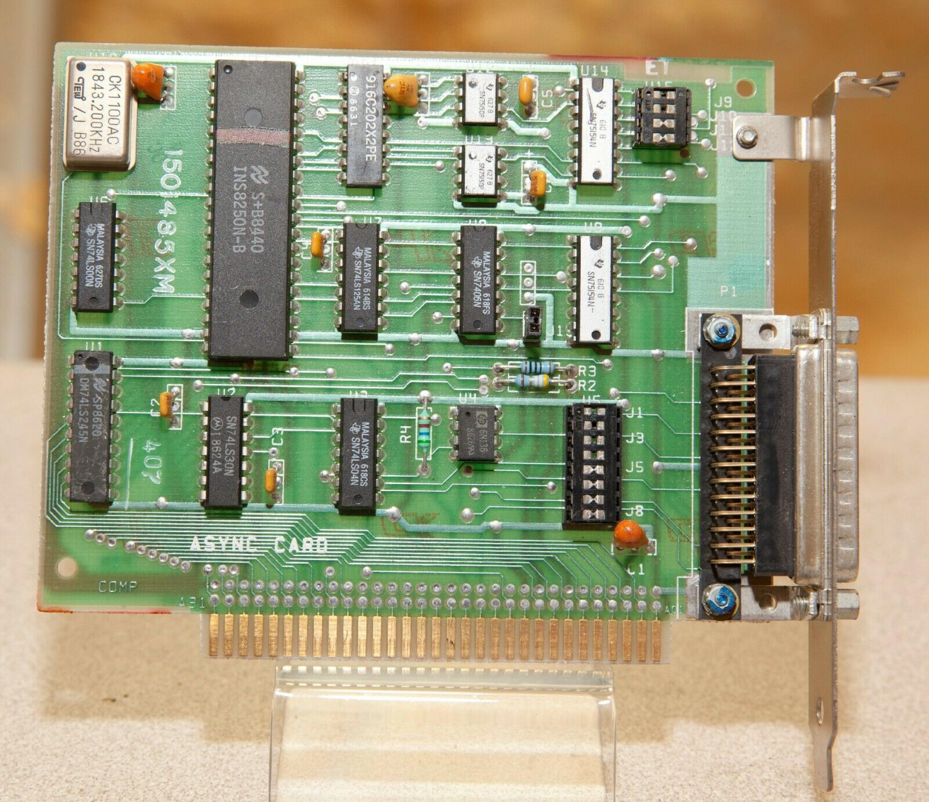 IBM 1501485XM 1501485XM SERIAL ASYNC 8-BIT ISA CARD