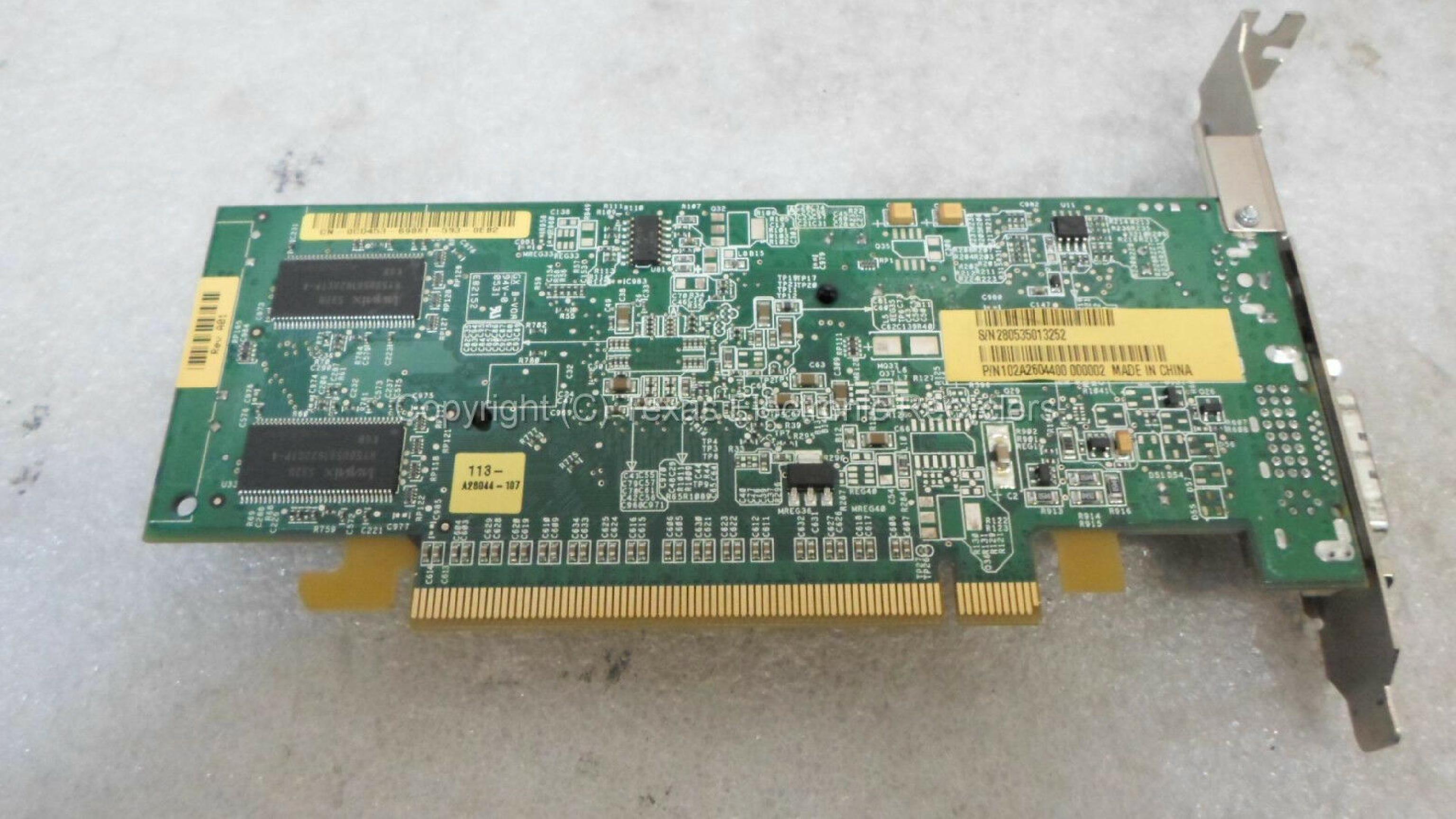 DELL 102A2604400 RADEON X600 128MB PCI EXPRESS VIDEO CARD