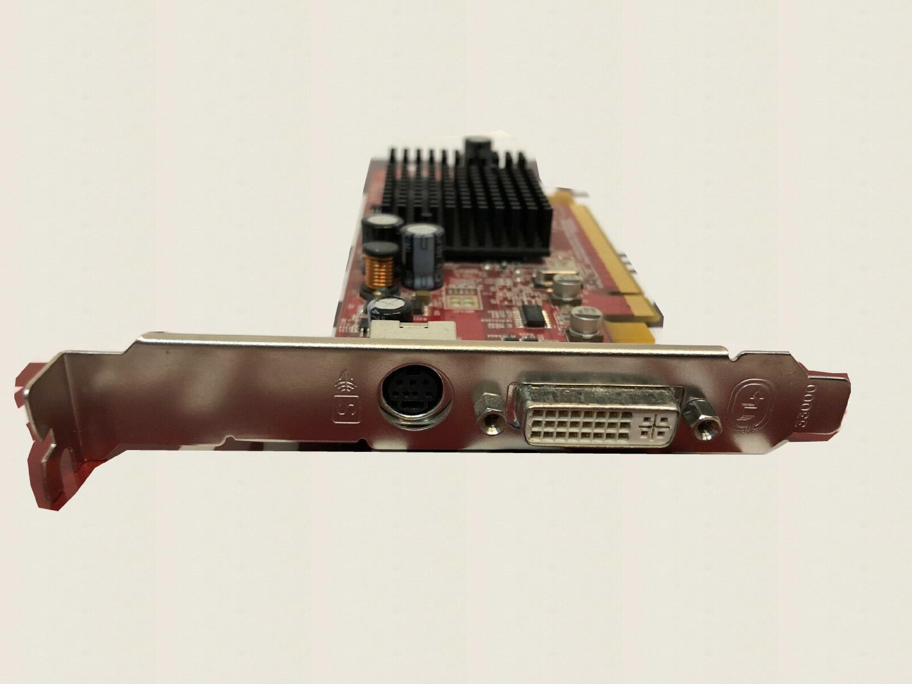 ATI 102A2604402 128MB PCI-E VIDEO CARD RADEON X600 WITH DVI AND SVIDEO OUTPUTS