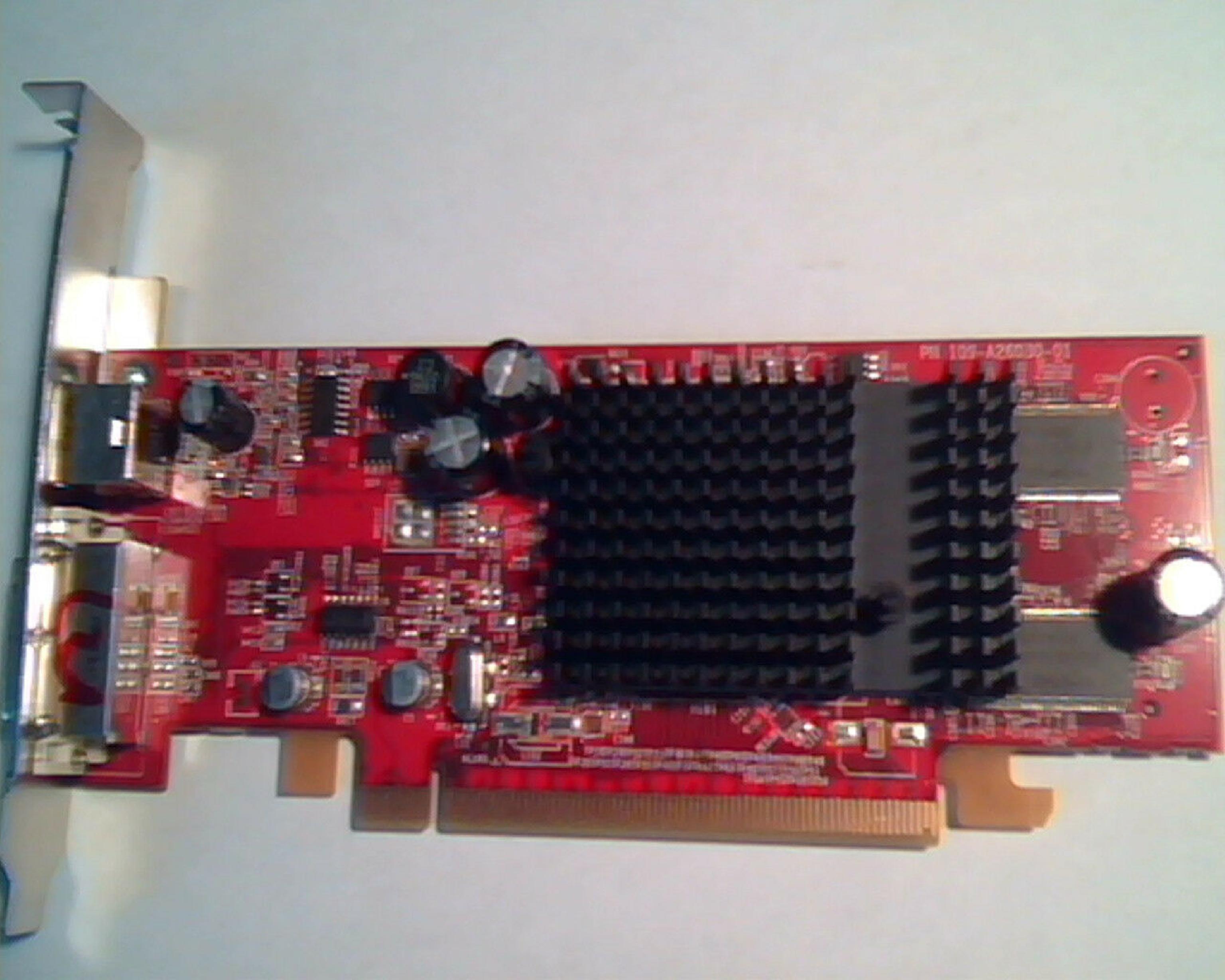 ATI 102A2604402 128MB PCI-E VIDEO CARD RADEON X600 WITH DVI AND SVIDEO OUTPUTS