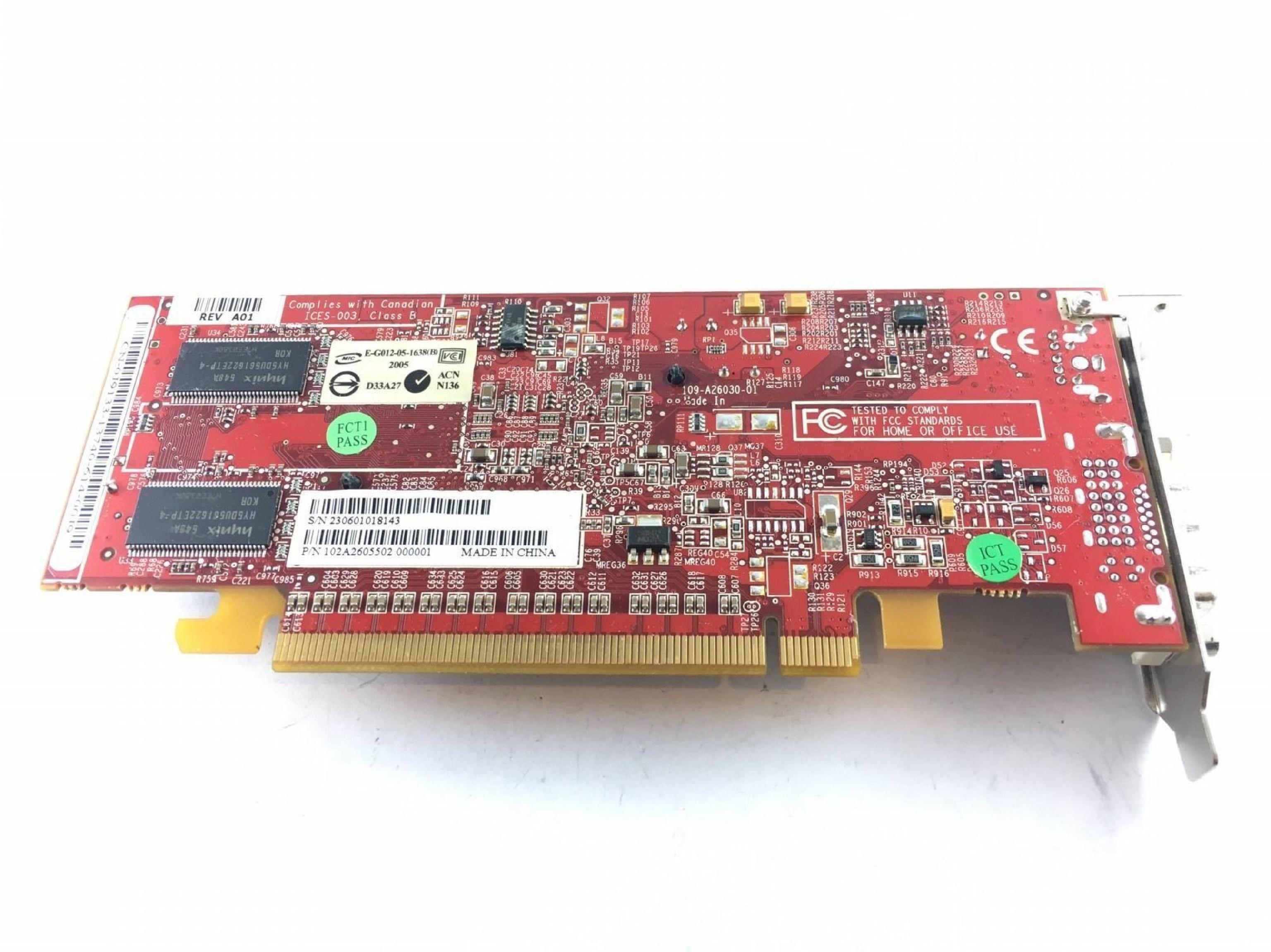 ATI 102A2605502 RADEON X600 128MB PCI EXPRESS VIDEO CARD S-VID DVI
