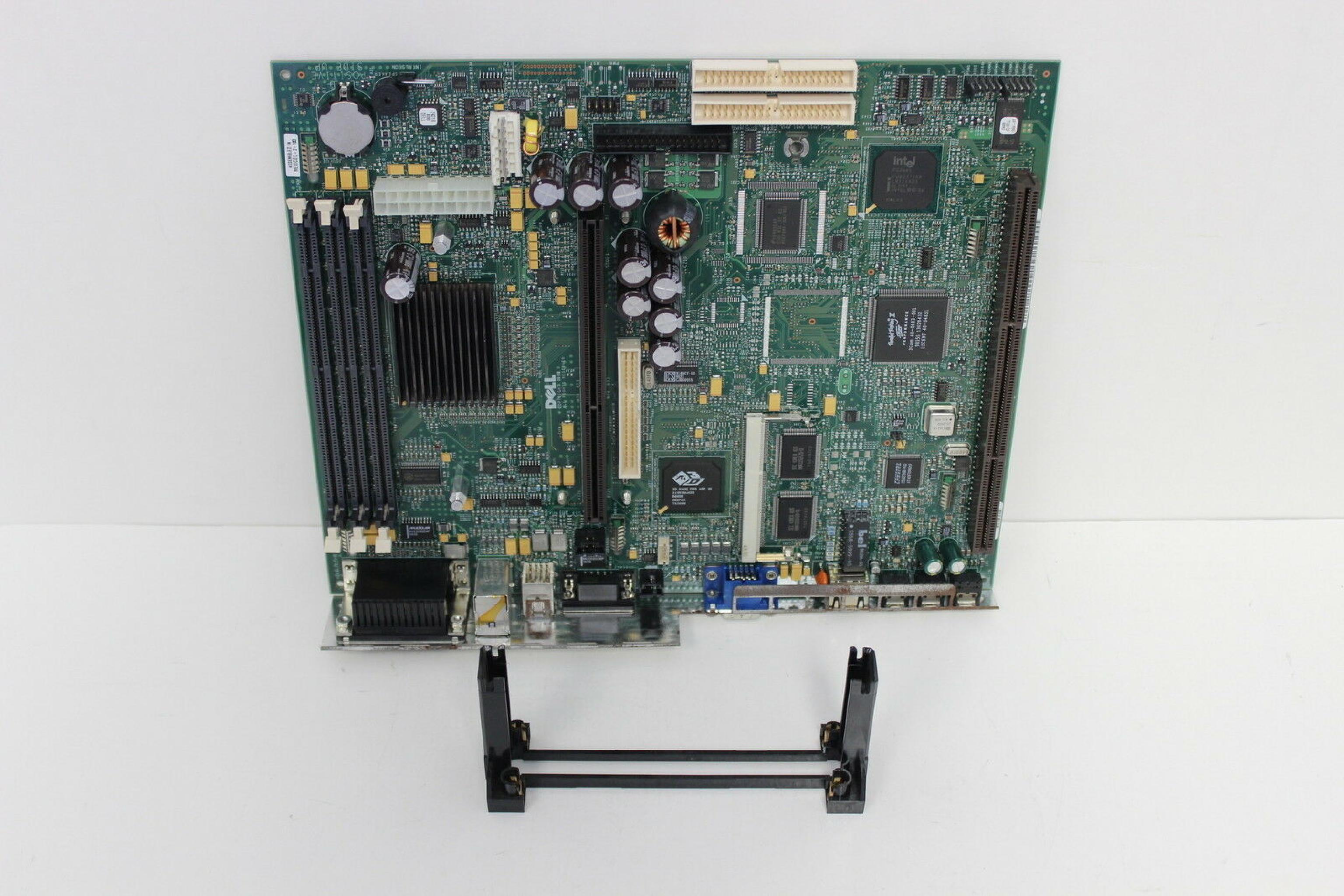 DELL 88864 OPTIPLEX GX1 MOTHERBOARD SLOT 1 WITH PENTIUM II AND HEATSINK +MEMORY