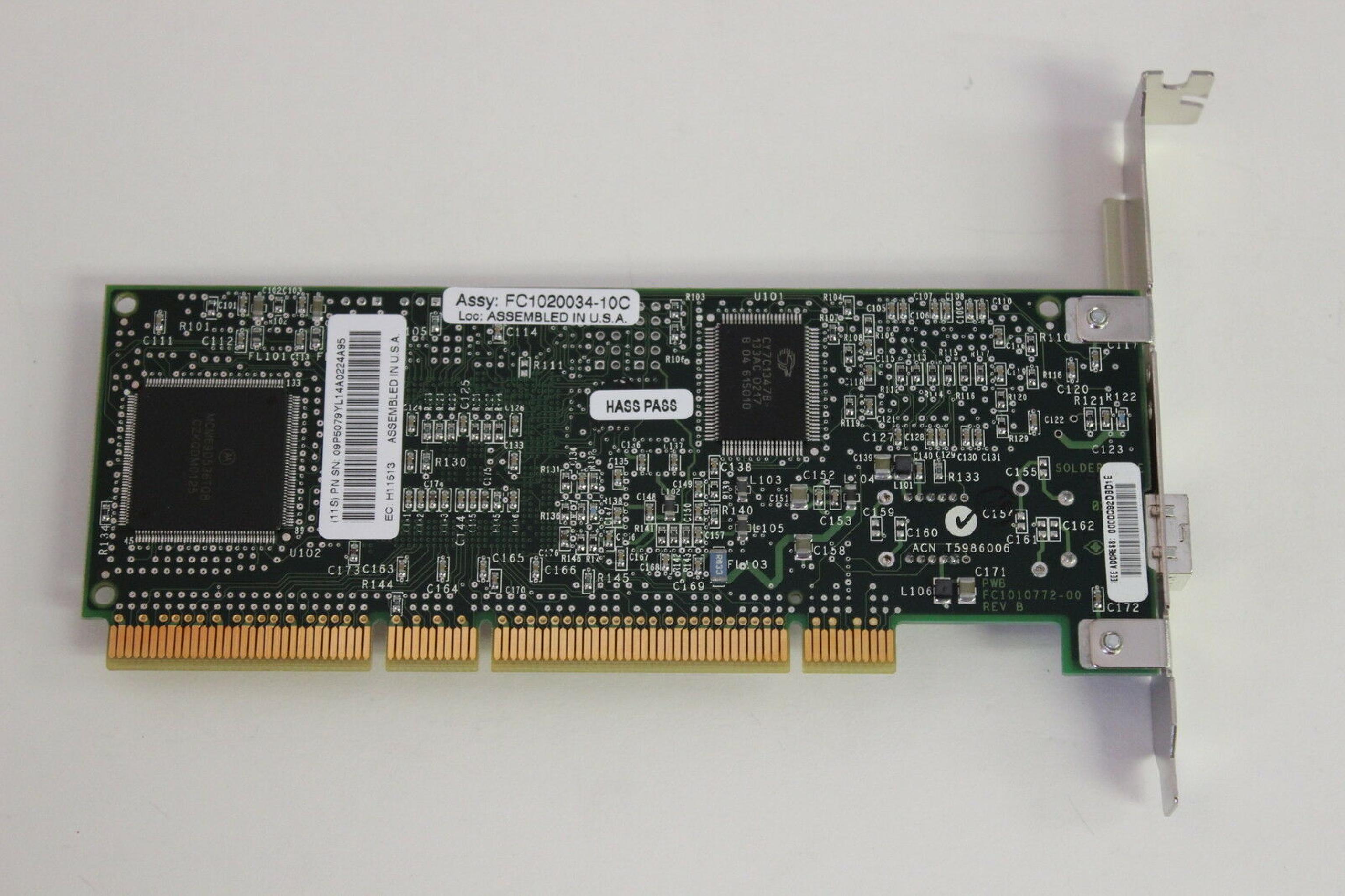 IBM 09P5079 09P5079 RS6000 2GB FC-64-BIT PCI BUS ADAPTER FC1020034-10B