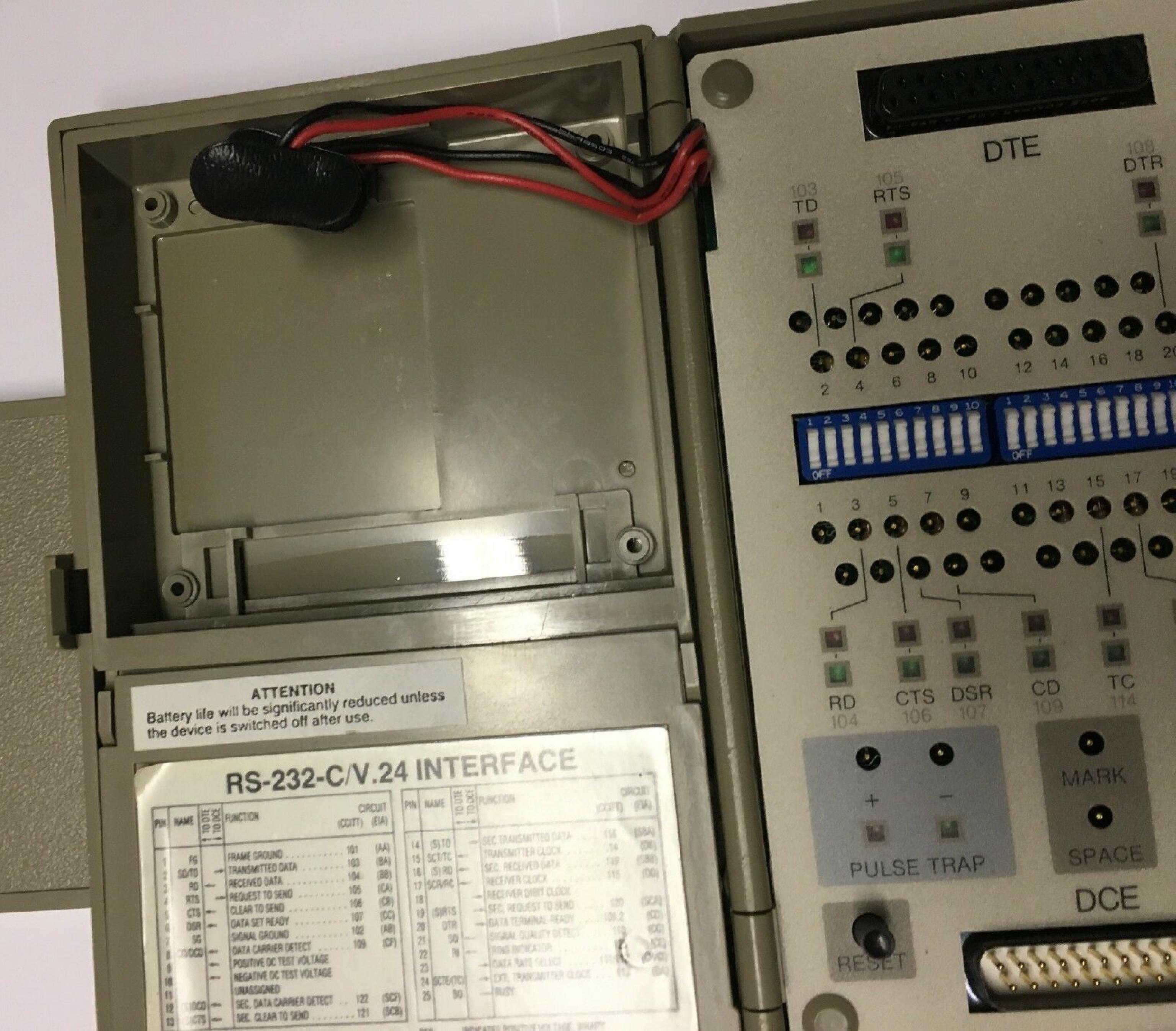 NAVTEL NAVTEL DC2 INTERFACE ANALYZER MODEL DC2 RS-232-C/V.24