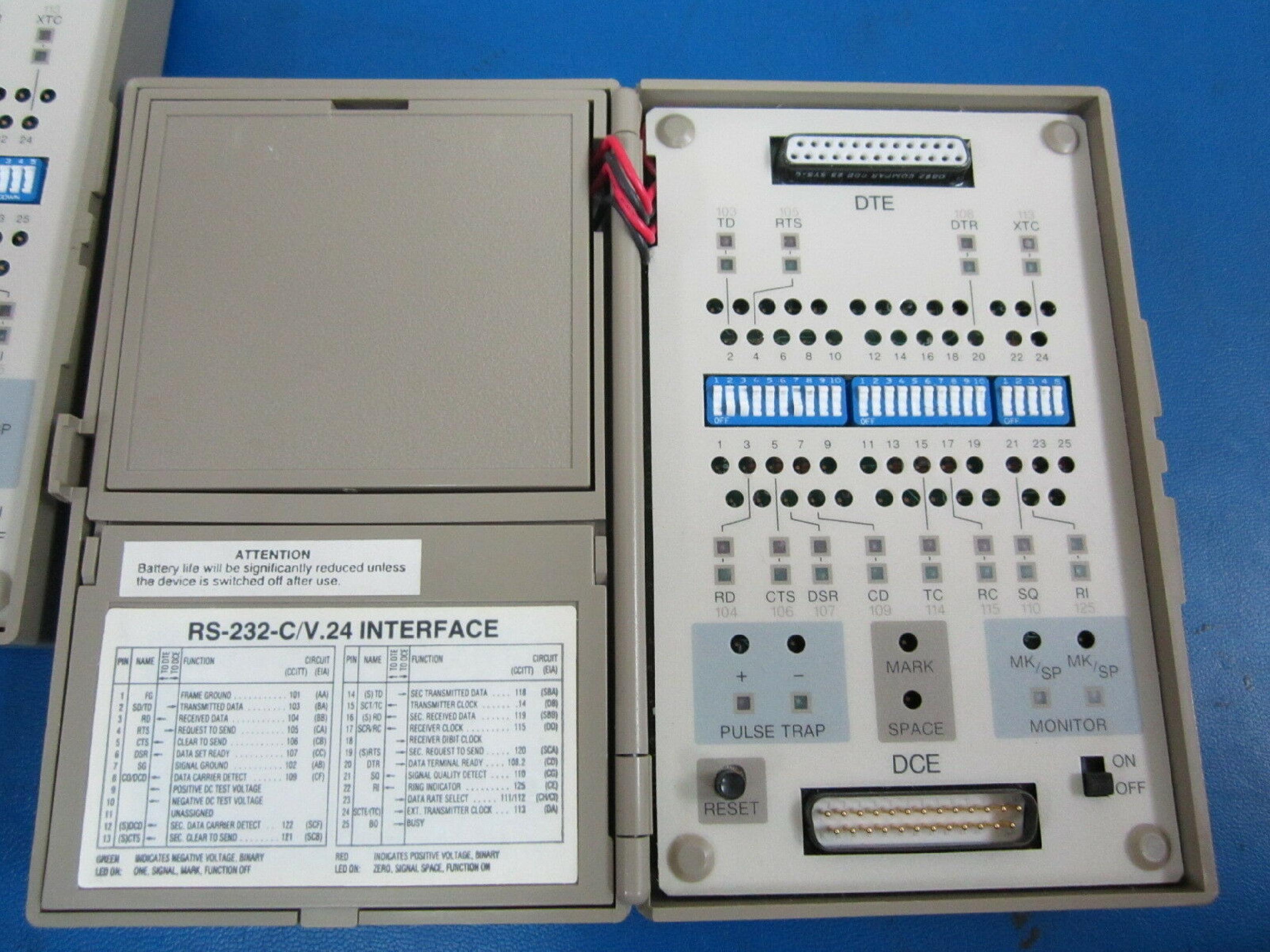 NAVTEL NAVTEL DC2 INTERFACE ANALYZER MODEL DC2 RS-232-C/V.24