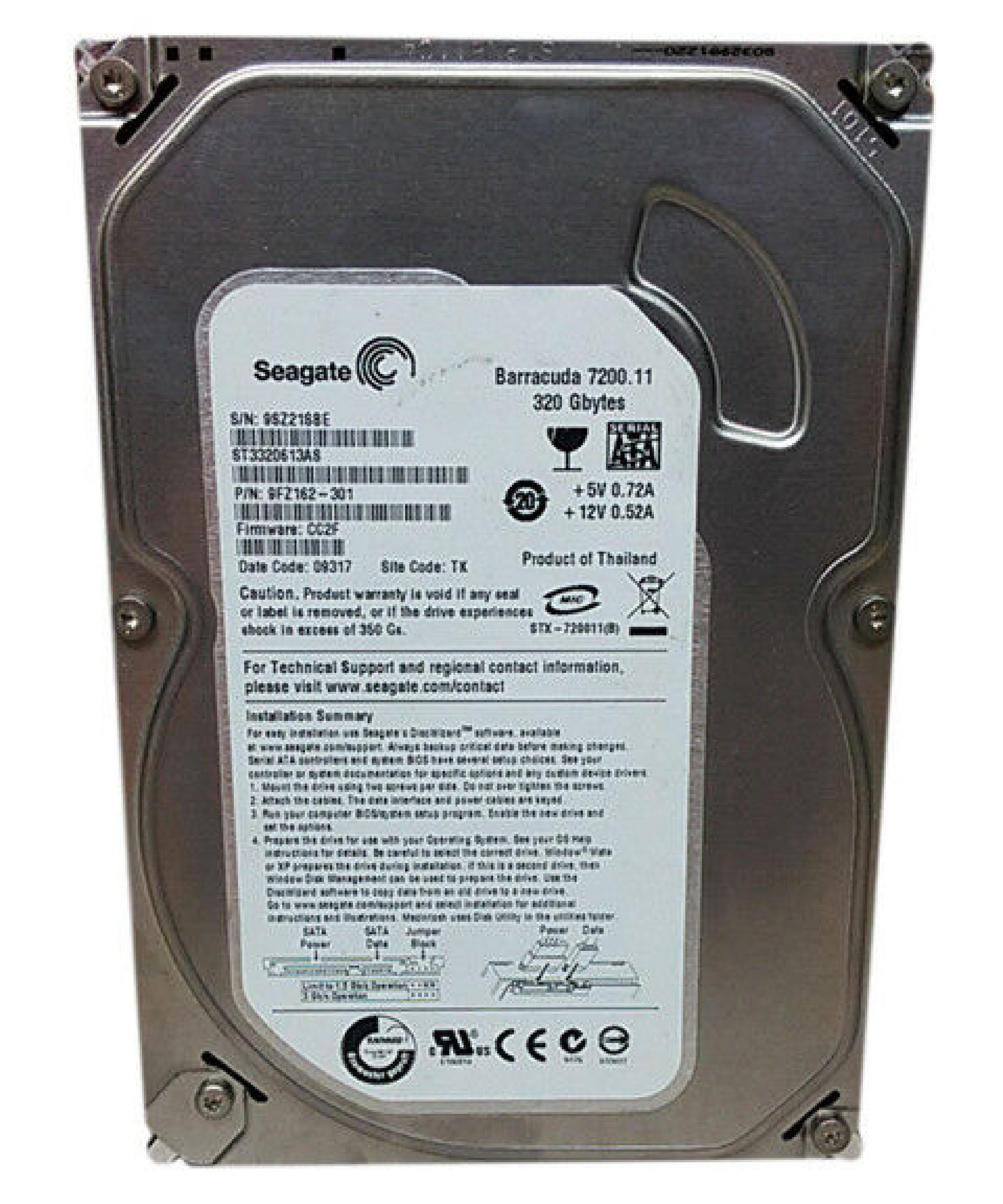 SEAGATE 7200.11 7200.11 500GB ST3500320AS 98X154-568 SD81 WUXISG PCB + FIRMWARE XFER