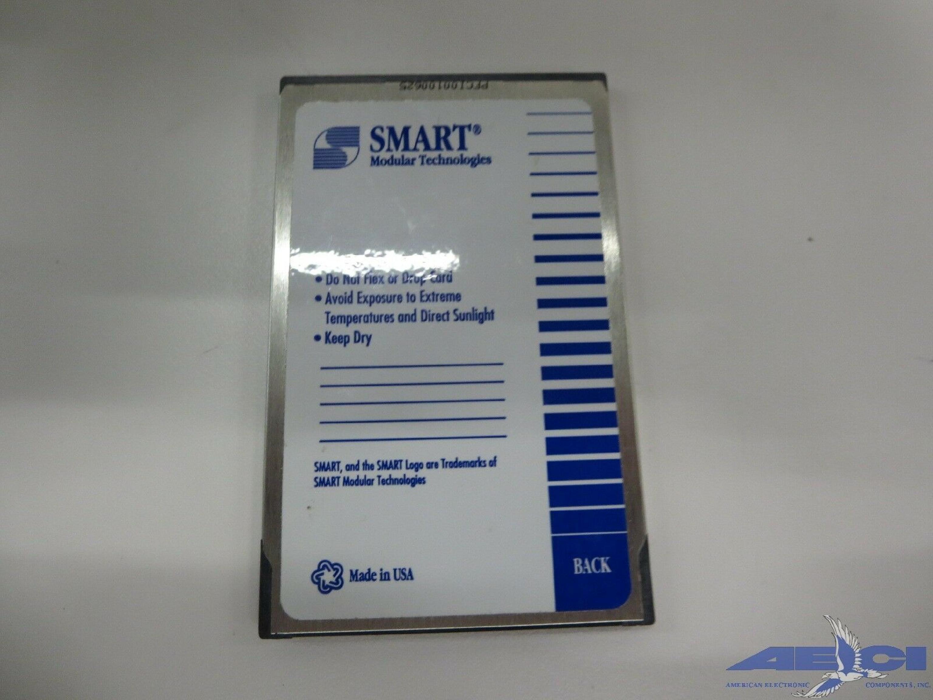 SMART SM9FA520-C7500MC AKK 20MB PCMCIA LINEAR SERIES 2+ FLASH CARD,